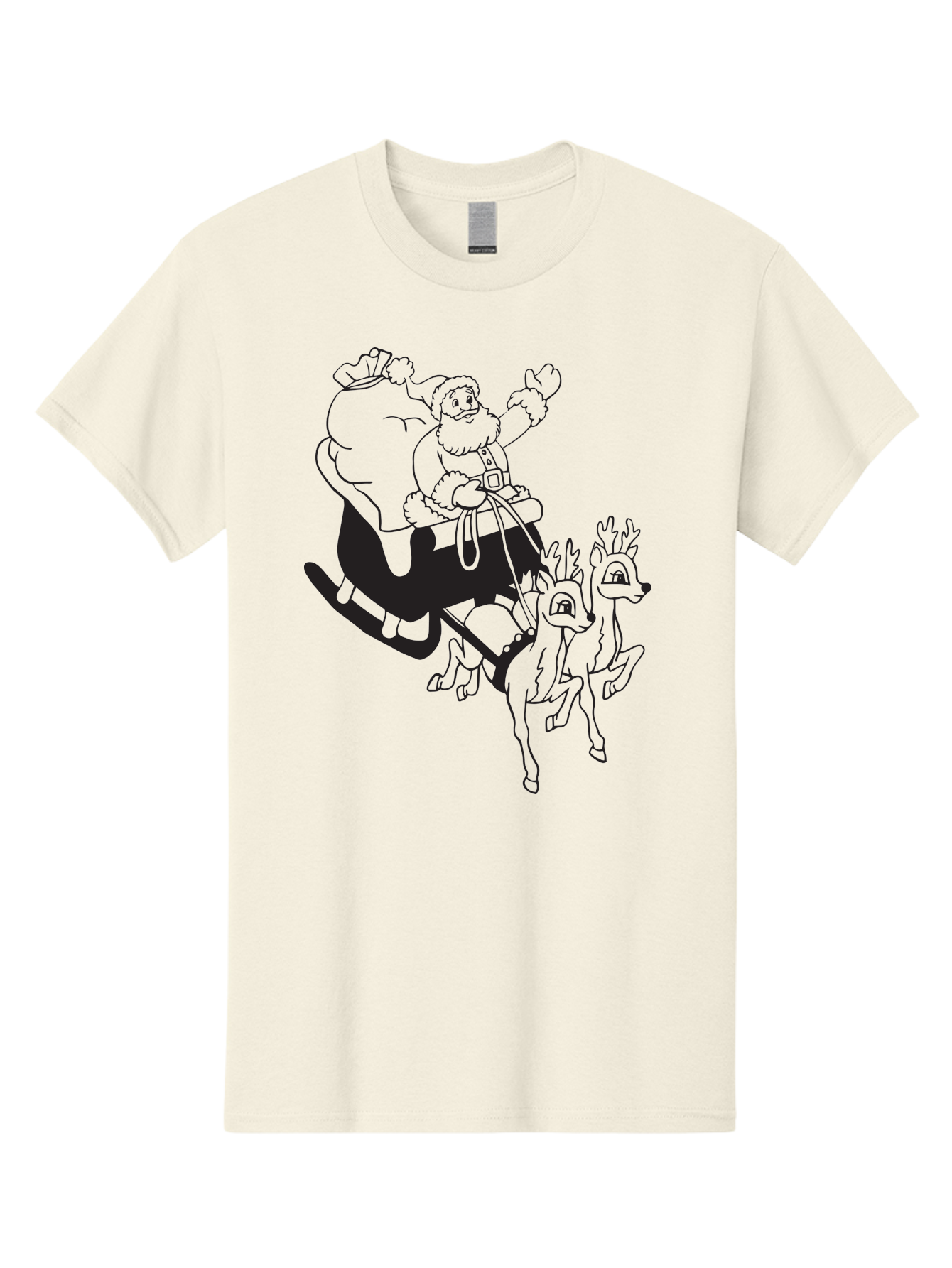 Santa-Claus Men'S Graphic Tee, 100% Cotton, Comfortable Casual Summer Wear, Machine Washable, Santa Claus, Christmas Magic, Festive Holiday, Jolly Old Elf, Reindeer In Flight, Gift Giving Season, Merry Christmas, Holiday Cheer Aad134 11
