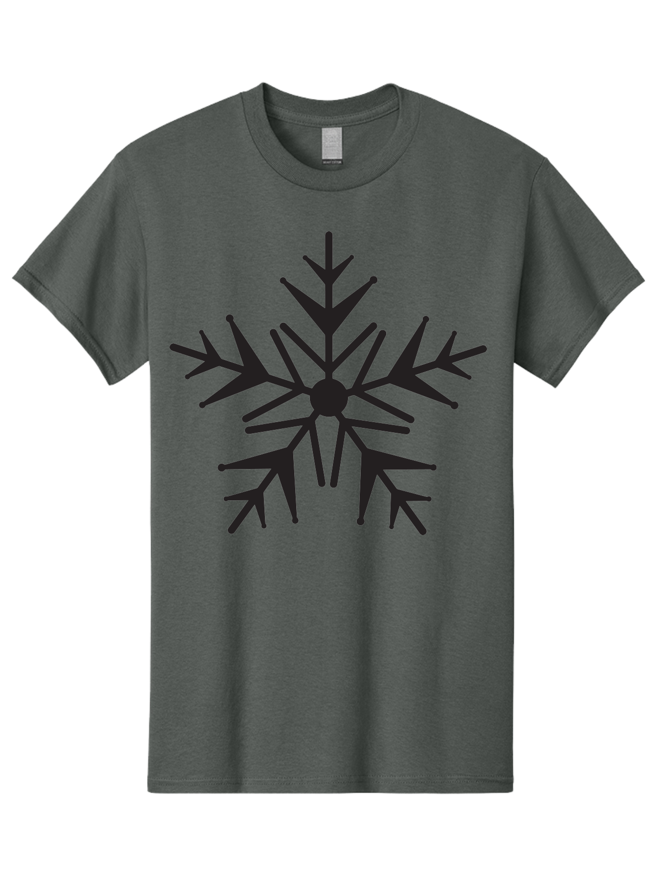 Snowflake-6 Men'S Graphic Tee, 100% Cotton, Comfortable Casual Summer Wear, Machine Washable, Snowflake, Winter Wonderland, Frosty Design, Delicate Pattern, Intricate Details, Symmetrical Shape, Winter Season, Festive Decoration Aad172 21