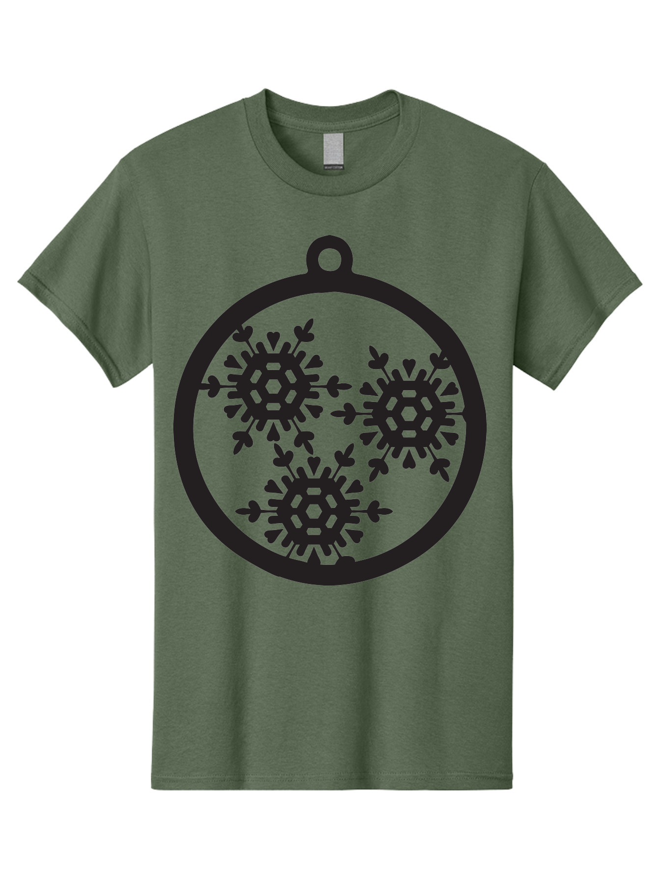 Snowflakes-Ornament-1 Men'S Graphic Tee, 100% Cotton, Comfortable Casual Summer Wear, Machine Washable, Snowflakes In Ornament, Winter Decorations, Festive Designs, Holiday Ornaments, Christmas Decor, Snowy Themes, Decorative Cutouts, Aad176 11