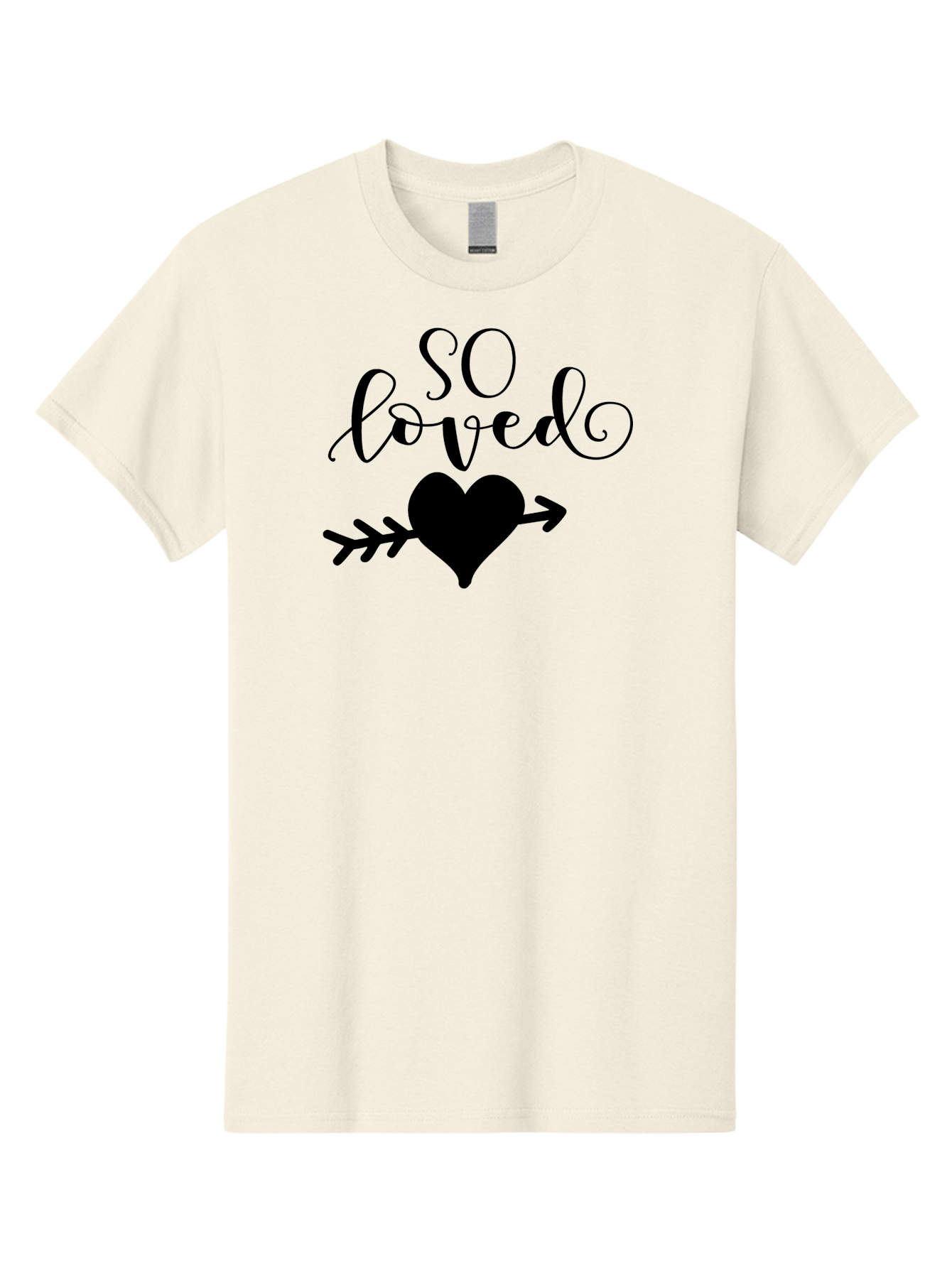 So-Loved Men'S Graphic Tee, 100% Cotton, Comfortable Casual Summer Wear, Machine Washable, Love Quote, Heart With Arrow, Valentines Day, Romantic Symbol, Love Message, Tender Feeling, Heartwarming, Love Inspiration Aad182 17