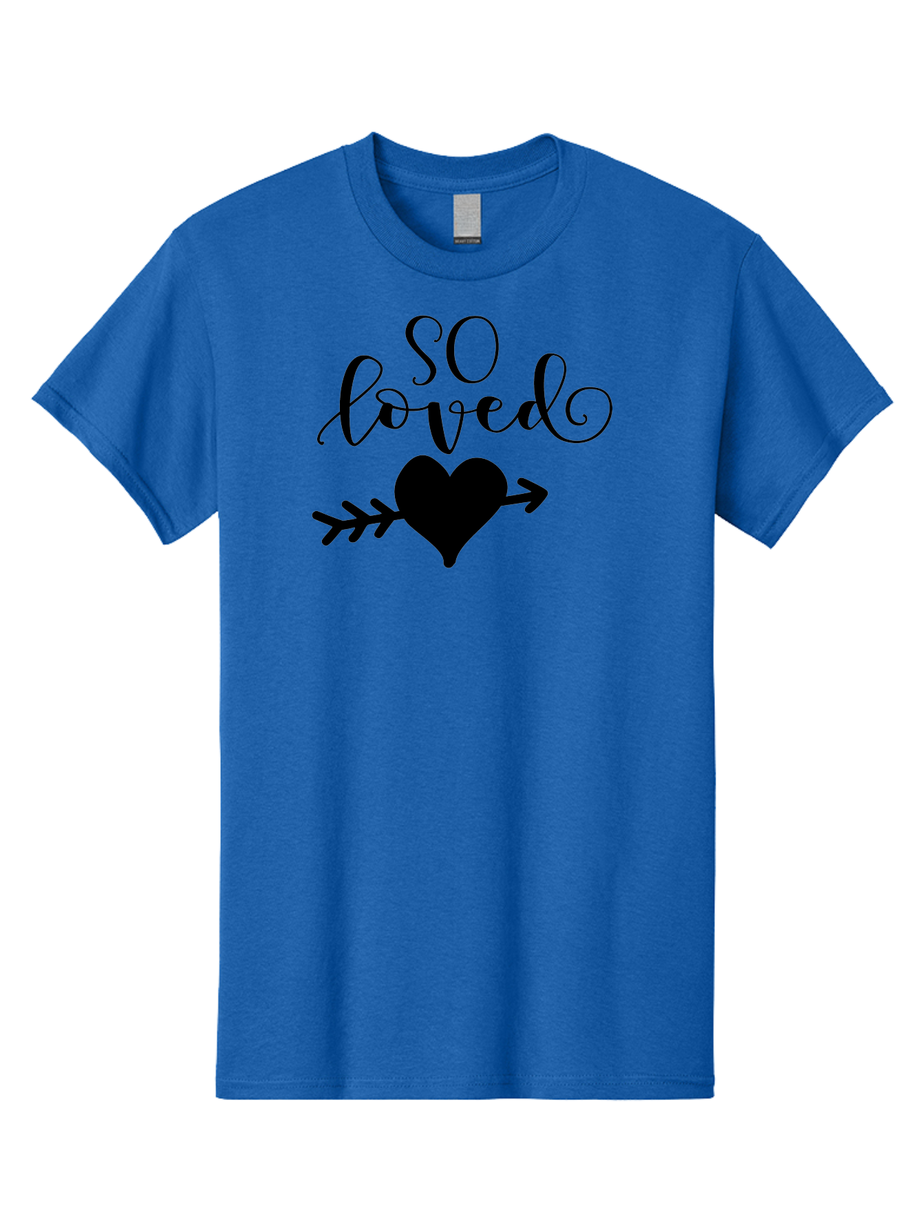 So-Loved Men'S Graphic Tee, 100% Cotton, Comfortable Casual Summer Wear, Machine Washable, Love Quote, Heart With Arrow, Valentines Day, Romantic Symbol, Love Message, Tender Feeling, Heartwarming, Love Inspiration Aad182 27