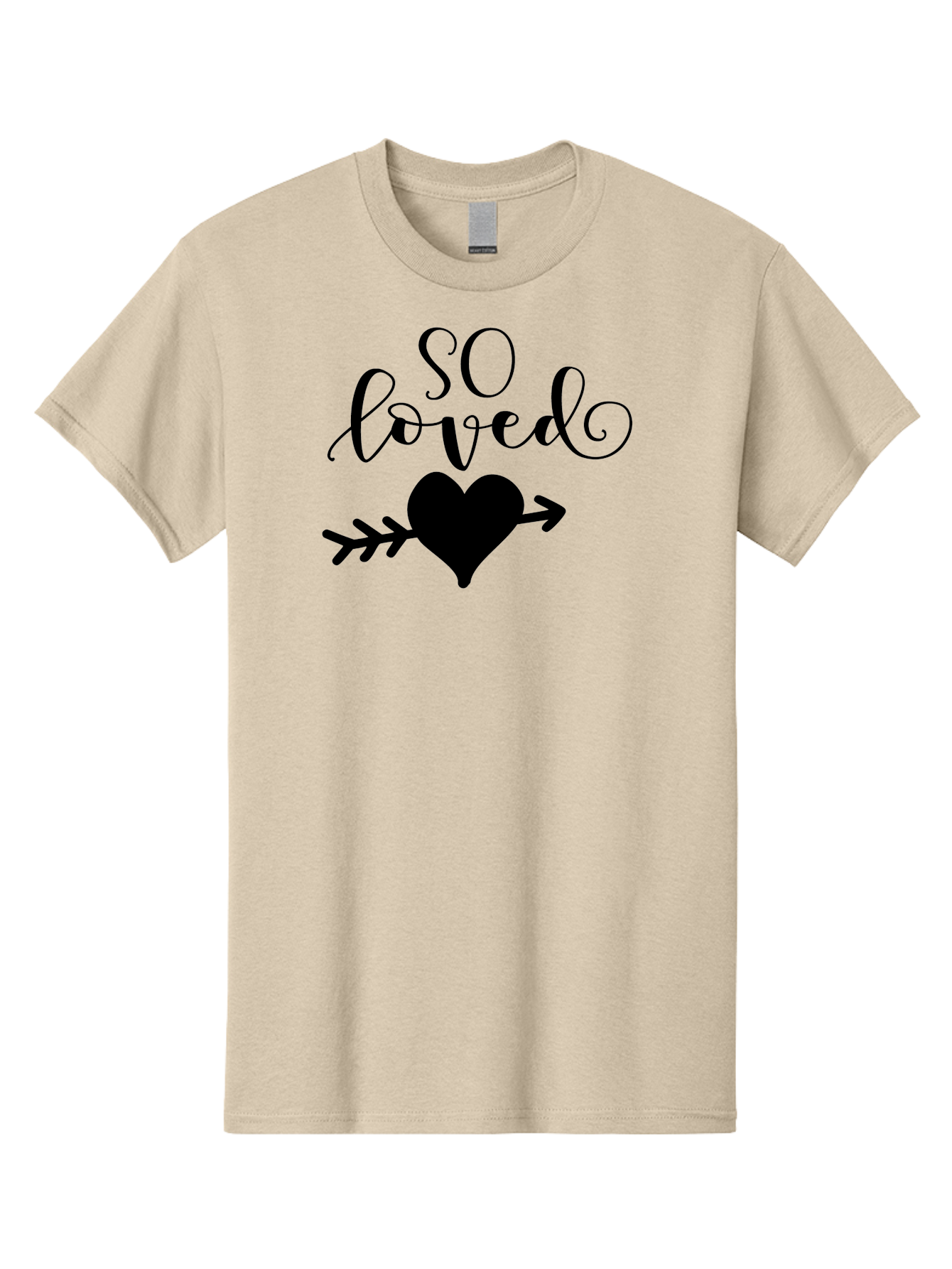 So-Loved Men'S Graphic Tee, 100% Cotton, Comfortable Casual Summer Wear, Machine Washable, Love Quote, Heart With Arrow, Valentines Day, Romantic Symbol, Love Message, Tender Feeling, Heartwarming, Love Inspiration Aad182 19