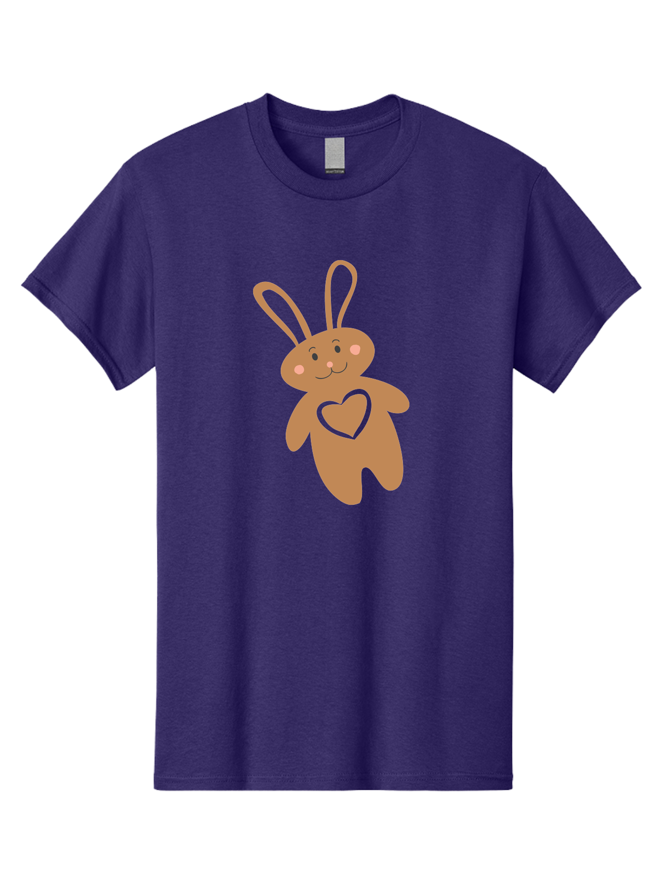 Teddy-Bunny Men'S Graphic Tee, 100% Cotton, Comfortable Casual Summer Wear, Machine Washable, Teddy Bear, Bunny, Heart, Cute, Cartoon, Digital Art, Nursery, Kawaii, Love, Friendship, Adorable Aad226 29