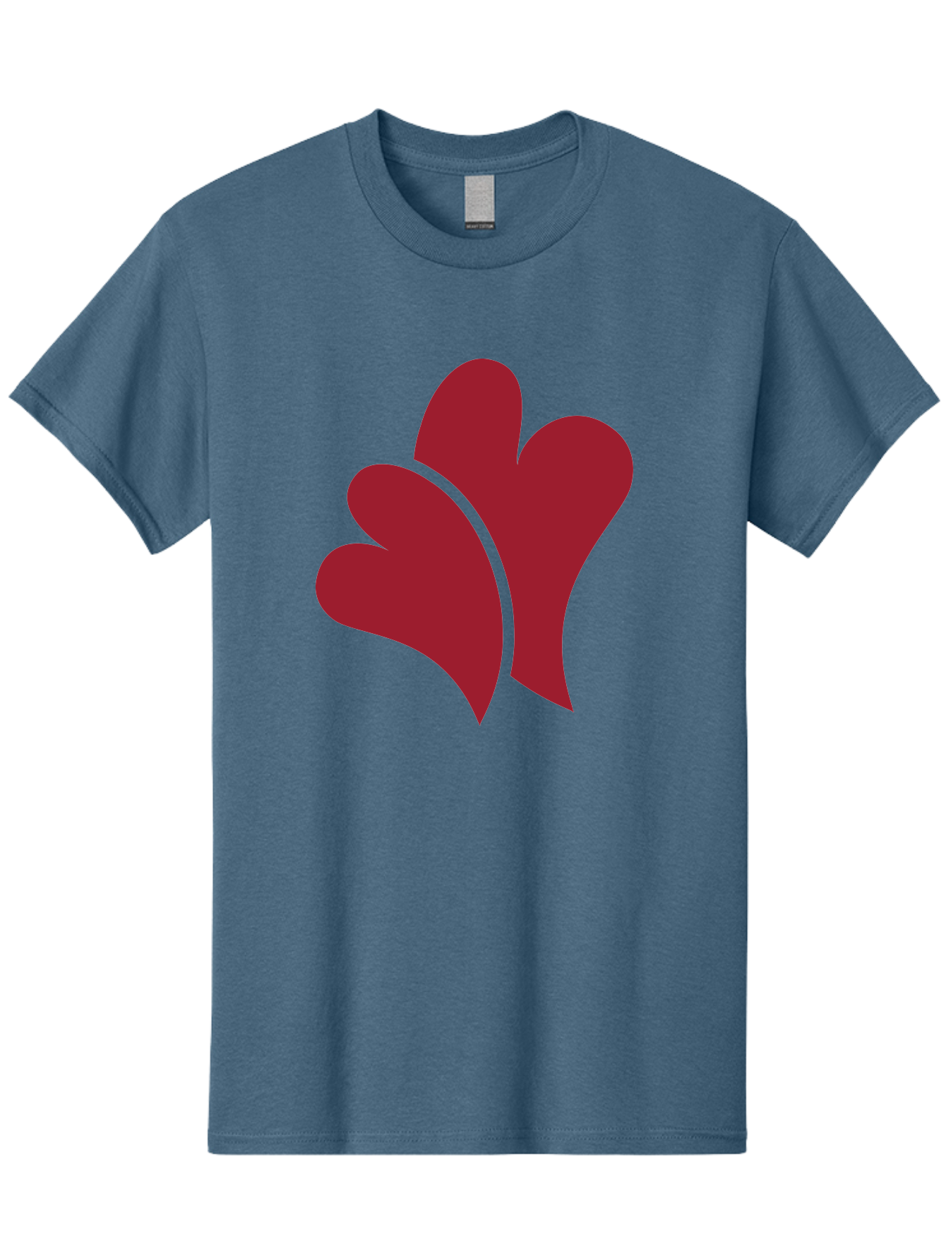 Three-Hearts-1 Men'S Graphic Tee, 100% Cotton, Comfortable Casual Summer Wear, Machine Washable, Three Red Hearts, Love Symbol, Heart Design, Red Color Scheme, Minimalist Art, Simple Shapes, Heart Illustration, Abstract Hearts, Symbol Of Love, Aad252 29