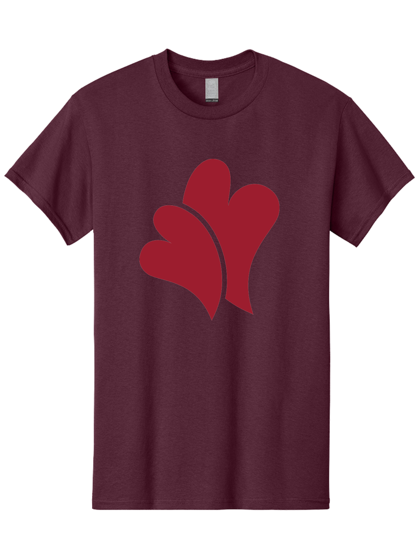 Three-Hearts-1 Men'S Graphic Tee, 100% Cotton, Comfortable Casual Summer Wear, Machine Washable, Three Red Hearts, Love Symbol, Heart Design, Red Color Scheme, Minimalist Art, Simple Shapes, Heart Illustration, Abstract Hearts, Symbol Of Love, Aad252 15
