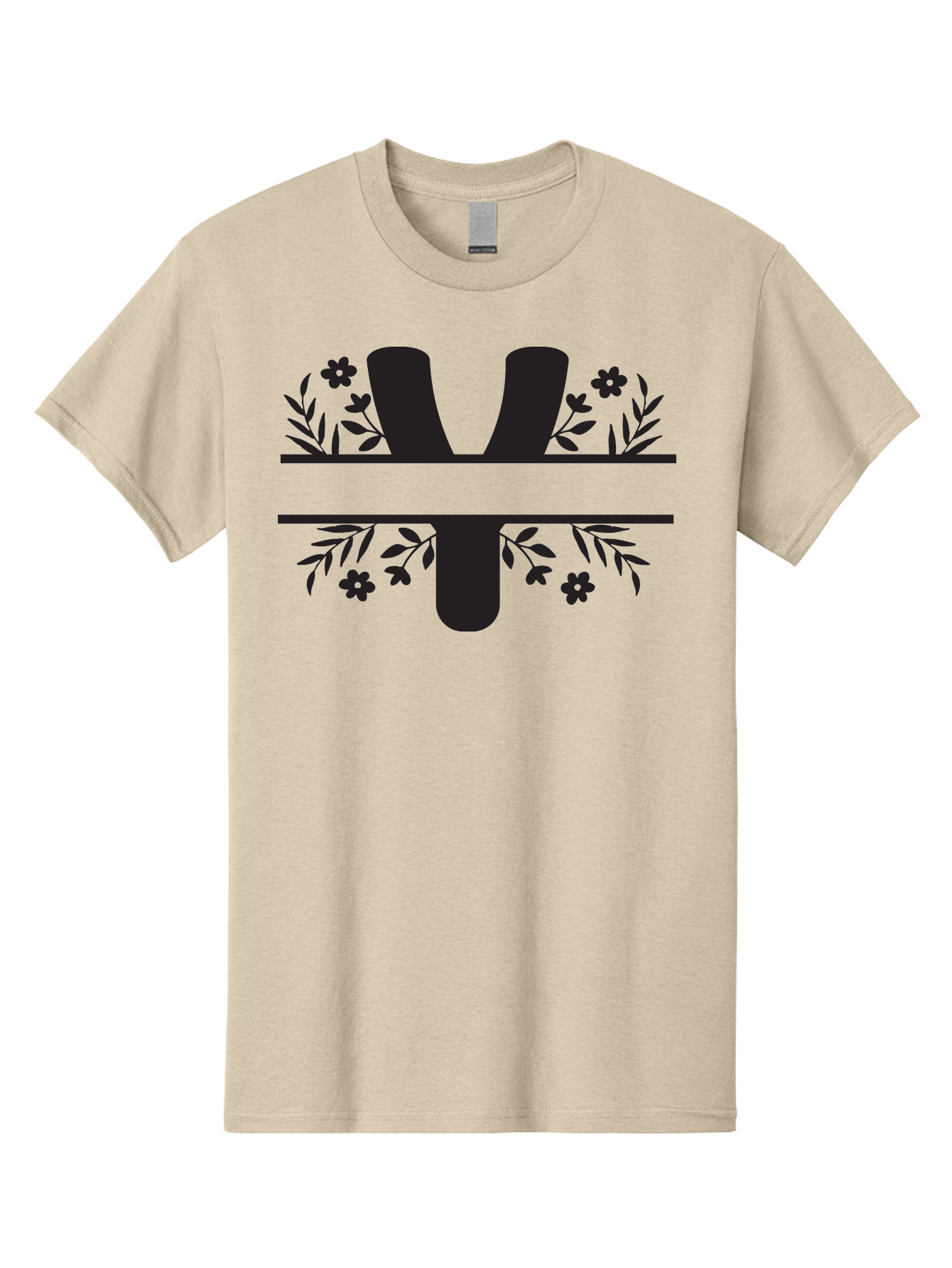 W-2 Men'S Graphic Tee, 100% Cotton, Comfortable Casual Summer Wear, Machine Washable, Stylized W Logo, Black Silhouettes, Floral Elements, Decorative Leaves, Flowers, Bold Typography, Modern Design, Logo Concept Aad282 15