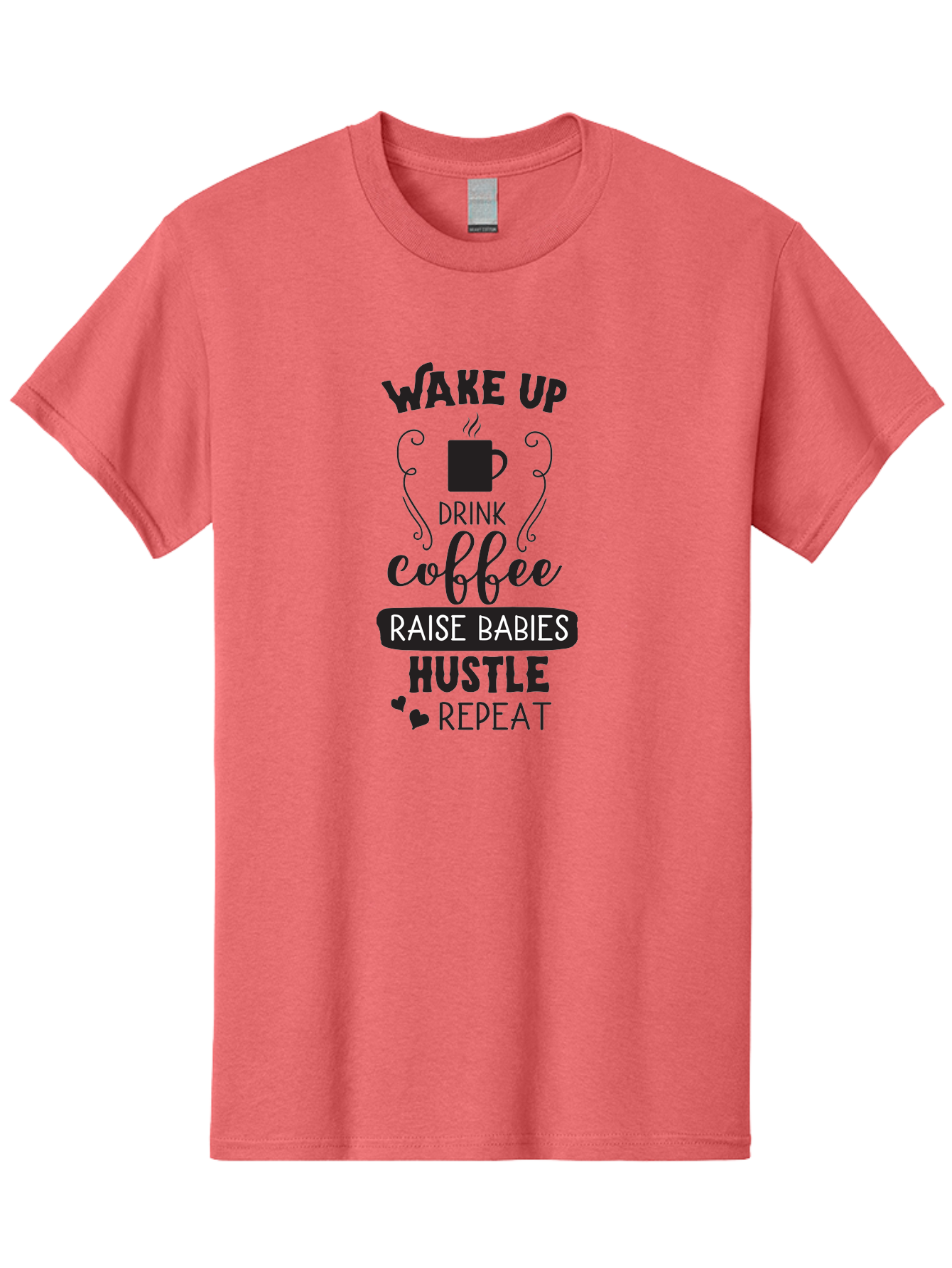 Wake-Up-Drink-Coffee Men'S Graphic Tee, 100% Cotton, Comfortable Casual Summer Wear, Machine Washable, Coffee Quote, Morning Motivation, Parenting Humor, Daily Grind, Coffee Lover, Hustle Culture, Mom Life, Funny Quote, Inspirational Quote Aad285 9