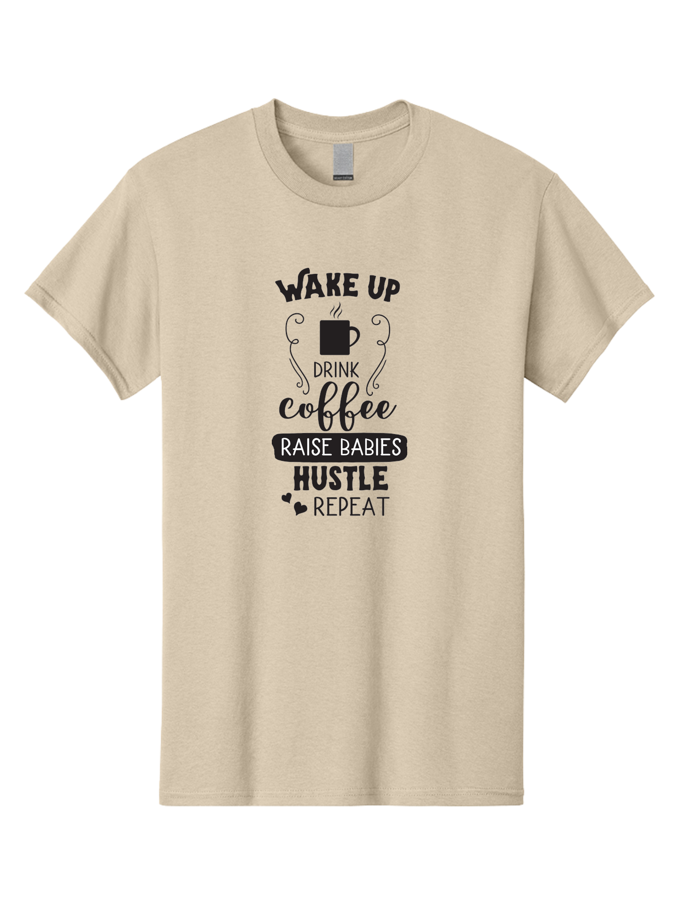 Wake-Up-Drink-Coffee Men'S Graphic Tee, 100% Cotton, Comfortable Casual Summer Wear, Machine Washable, Coffee Quote, Morning Motivation, Parenting Humor, Daily Grind, Coffee Lover, Hustle Culture, Mom Life, Funny Quote, Inspirational Quote Aad285 29