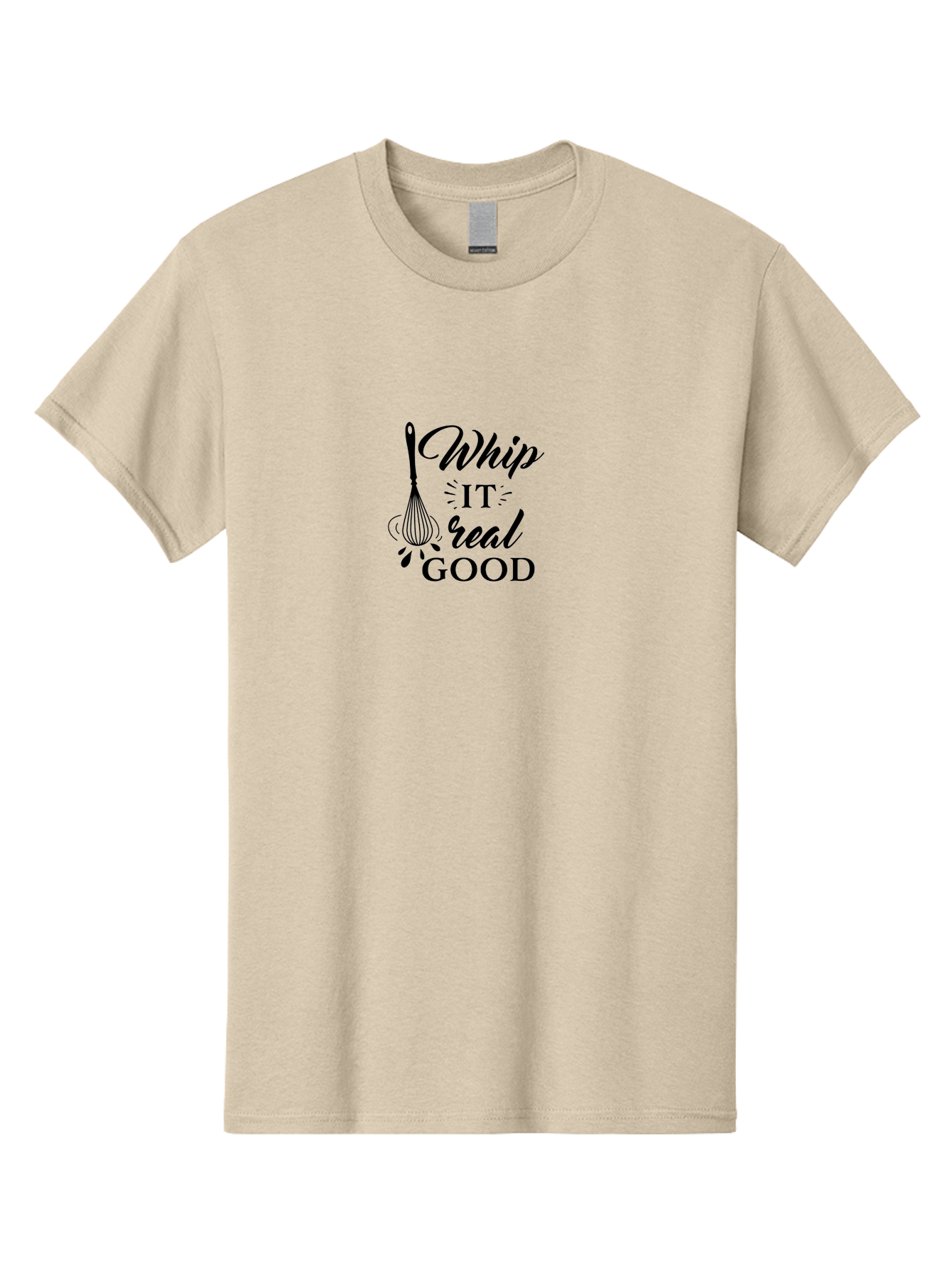 Whip-It-Real-Good Men'S Graphic Tee, 100% Cotton, Comfortable Casual Summer Wear, Machine Washable, Whisk Illustration, Cooking Inspiration, Baking Motivation, Kitchen Decor, Foodie Quote, Culinary Art, Recipe Graphics Aad311 7