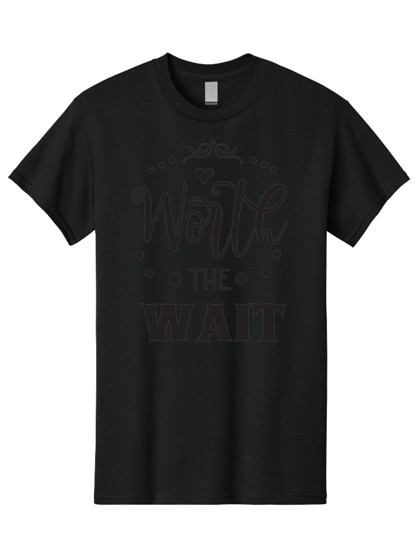 Worth-The-Wait-1 Men'S Graphic Tee, 100% Cotton, Comfortable Casual Summer Wear, Machine Washable, Motivational Quote, Worth The Wait, Inspirational Phrase, Waiting Is Worth It, Patience Is A Virtue, Positive Affirmation, Encouraging Words Aad318 11