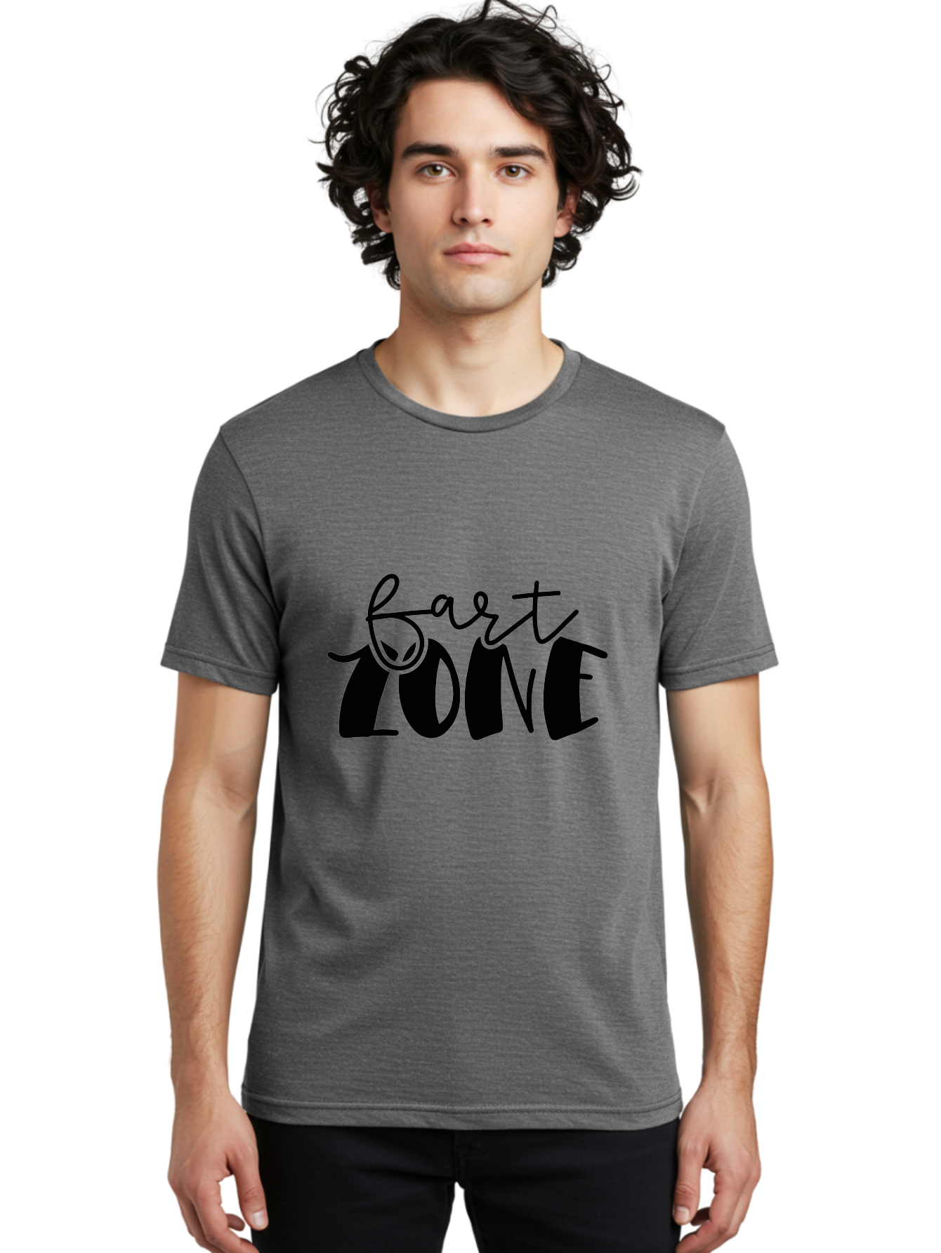 Bart-Zone Men'S Graphic Tee, 100% Cotton, Comfortable Casual Summer Wear, Machine Washable, Bart Zone, Creative Art, Modern Typography, Artistic Expression, Unique Lettering, Urban Style, Contemporary Design, Bold Fonts, Artistic Vibe, Aad359 4