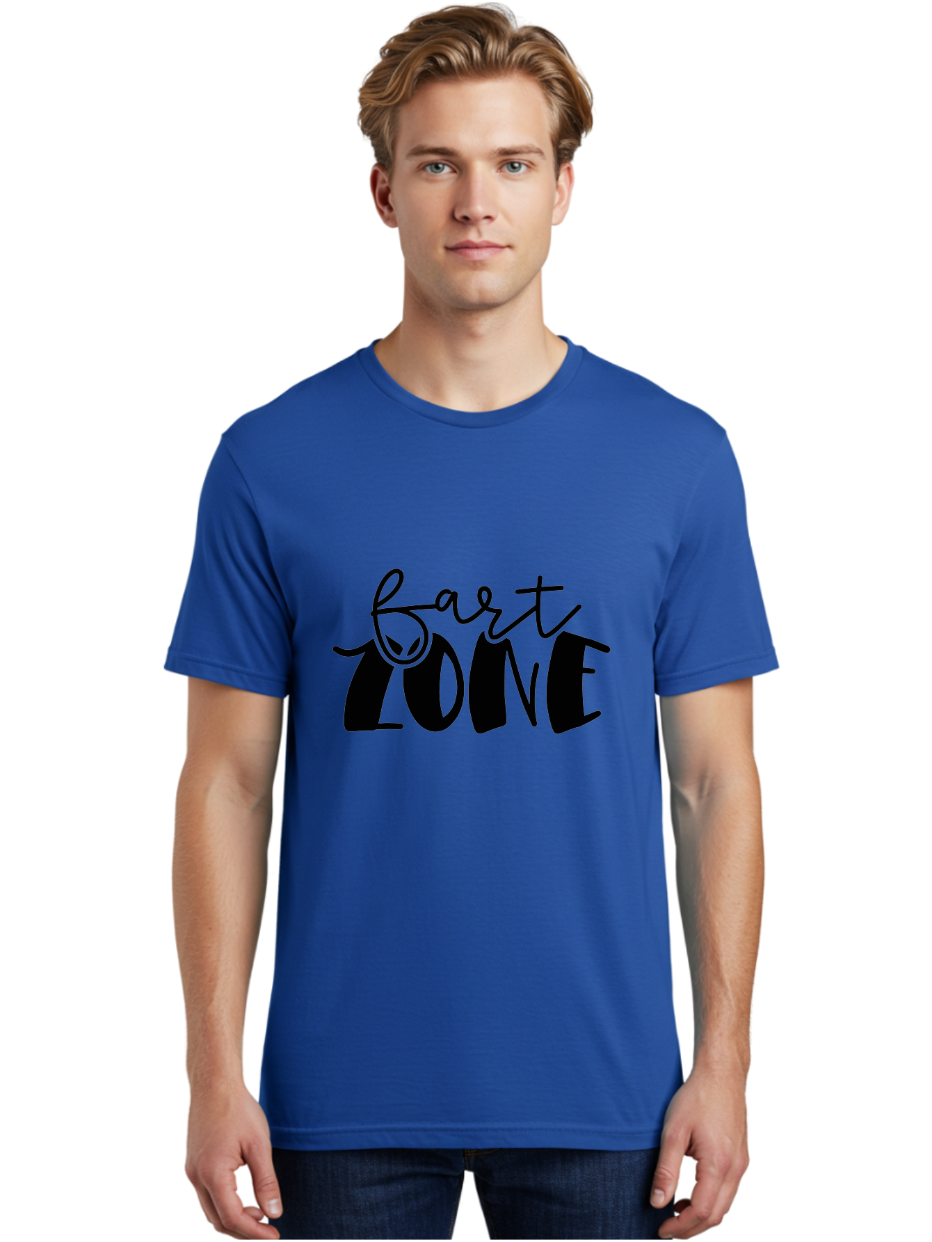 Bart-Zone Men'S Graphic Tee, 100% Cotton, Comfortable Casual Summer Wear, Machine Washable, Bart Zone, Creative Art, Modern Typography, Artistic Expression, Unique Lettering, Urban Style, Contemporary Design, Bold Fonts, Artistic Vibe, Aad359 22