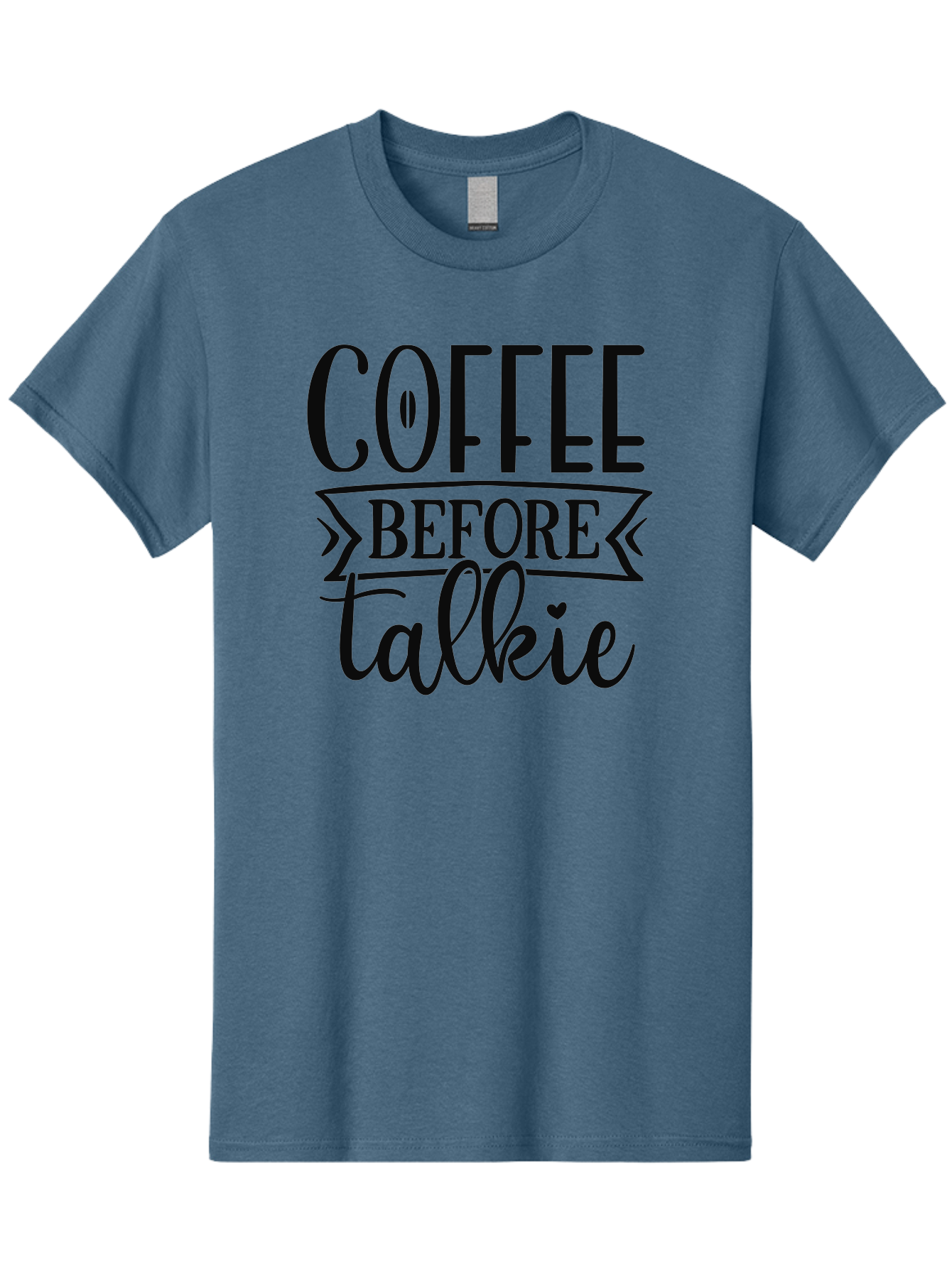 Coffee-Before-Talkie Men'S Graphic Tee, 100% Cotton, Comfortable Casual Summer Wear, Machine Washable, Coffee Lover, Morning Motivation, Funny Quote, Coffee Quote, Caffeine Fix, Humorous Design, Talkie, Coffee Before Talkie, Coffee Humor Aad373 19