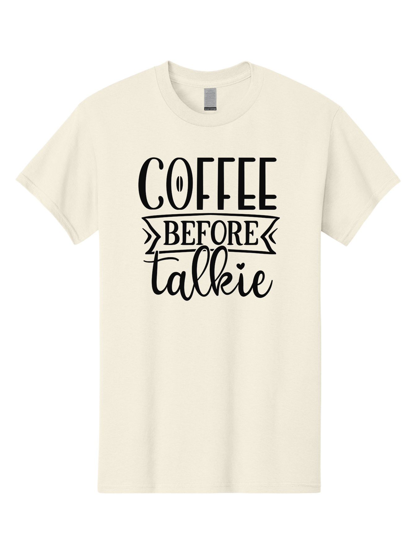 Coffee-Before-Talkie Men'S Graphic Tee, 100% Cotton, Comfortable Casual Summer Wear, Machine Washable, Coffee Lover, Morning Motivation, Funny Quote, Coffee Quote, Caffeine Fix, Humorous Design, Talkie, Coffee Before Talkie, Coffee Humor Aad373 3