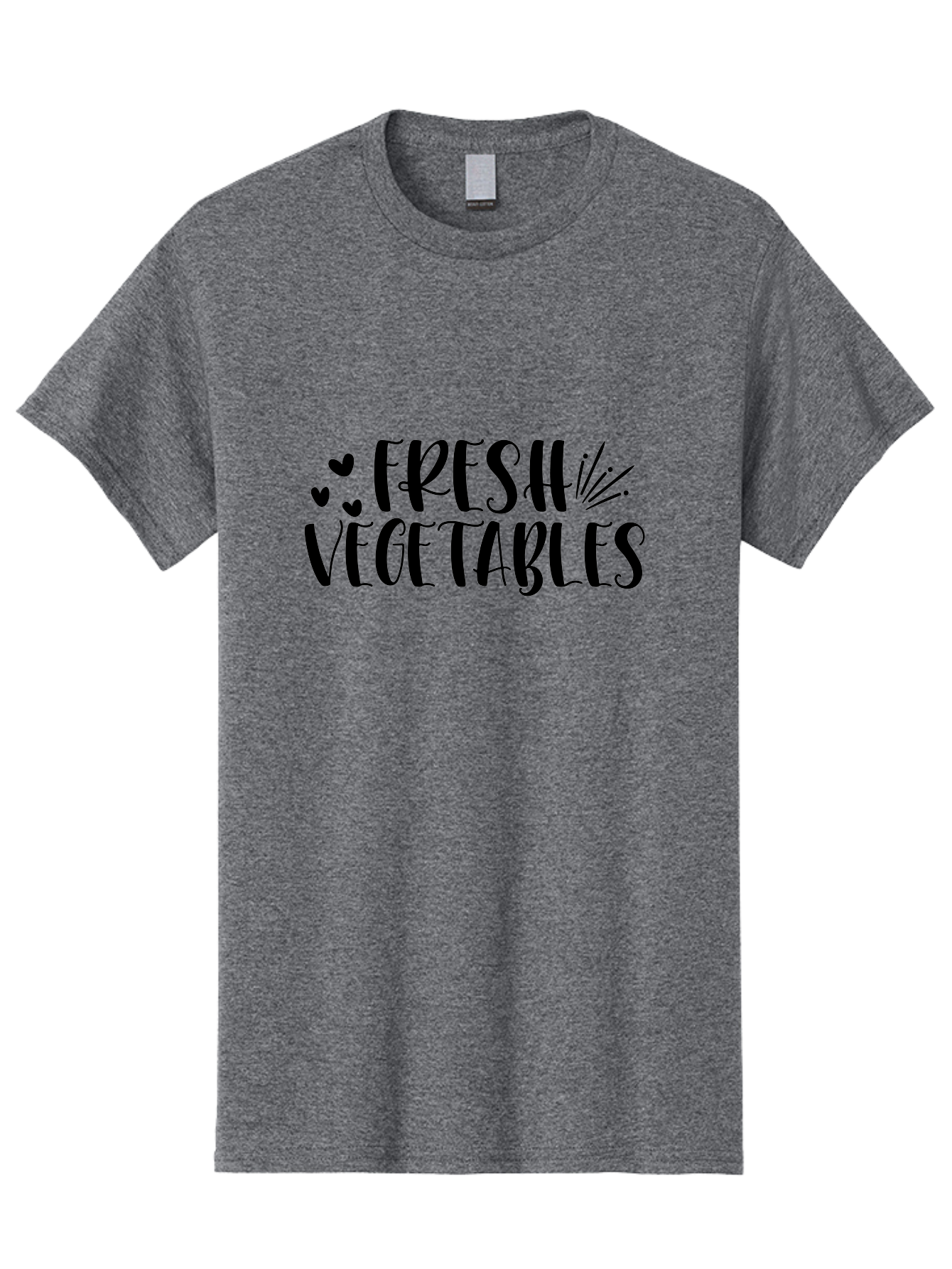 Fresh-Vegetables Men'S Graphic Tee, 100% Cotton, Comfortable Casual Summer Wear, Machine Washable, Fresh Vegetables, Healthy Eating, Organic Produce, Wholesome Food, Vegetable Lovers, Farm To Table, Nutritious Diet, Culinary Delights Aad400 25