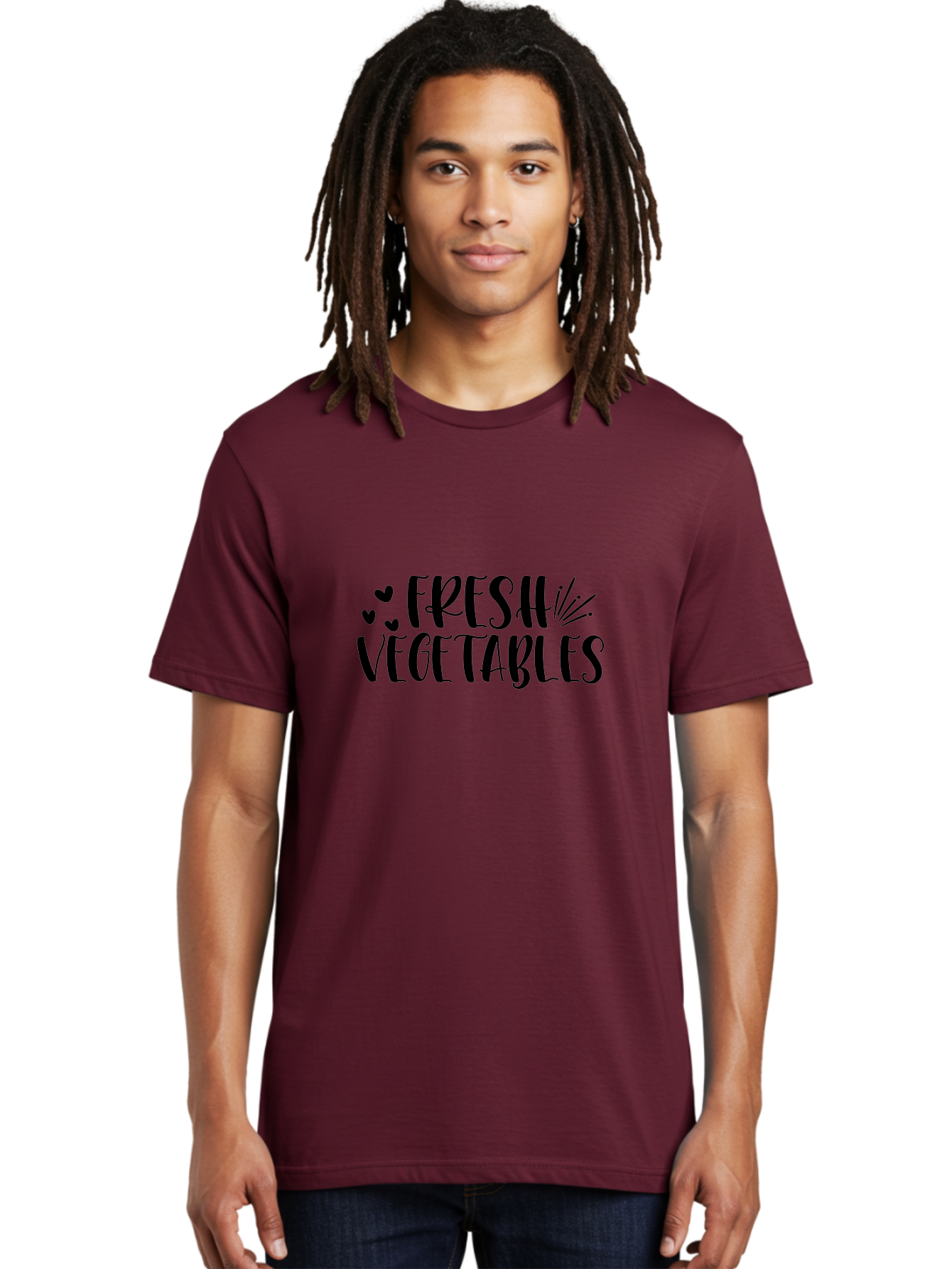Fresh-Vegetables Men'S Graphic Tee, 100% Cotton, Comfortable Casual Summer Wear, Machine Washable, Fresh Vegetables, Healthy Eating, Organic Produce, Wholesome Food, Vegetable Lovers, Farm To Table, Nutritious Diet, Culinary Delights Aad400 22