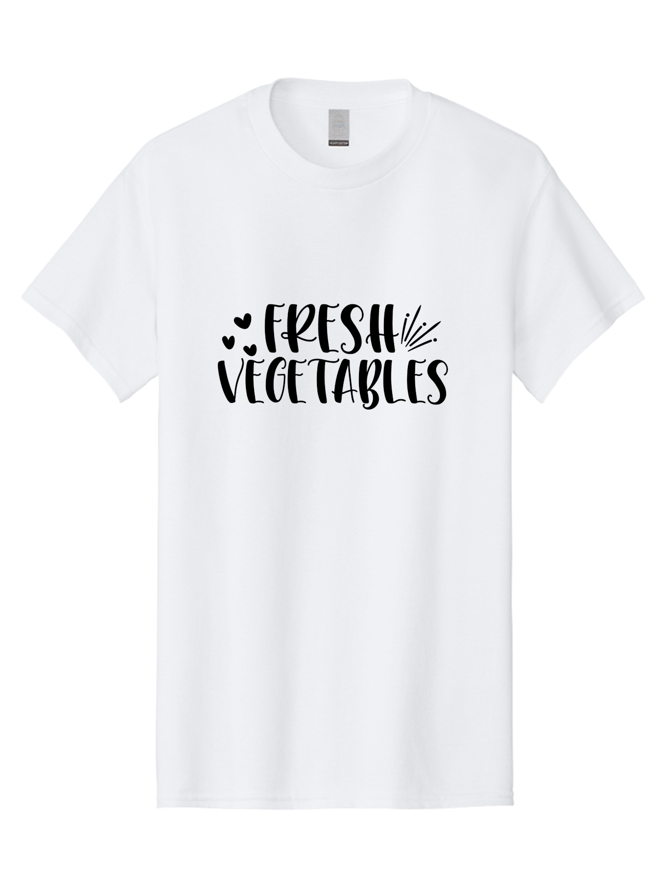 Fresh-Vegetables Men'S Graphic Tee, 100% Cotton, Comfortable Casual Summer Wear, Machine Washable, Fresh Vegetables, Healthy Eating, Organic Produce, Wholesome Food, Vegetable Lovers, Farm To Table, Nutritious Diet, Culinary Delights Aad400 3