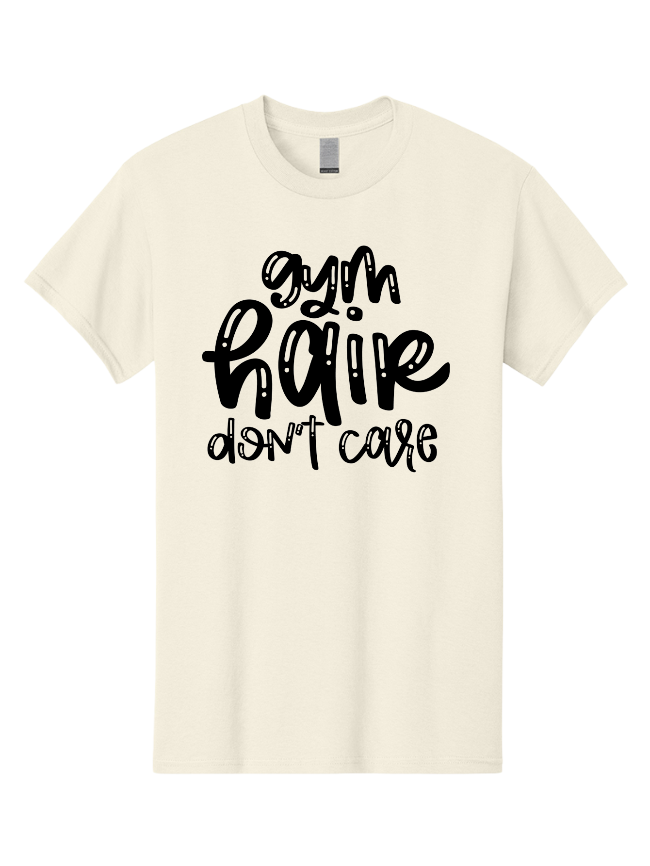 Gym-Hair-Don-T-Care Men'S Graphic Tee, 100% Cotton, Comfortable Casual Summer Wear, Machine Washable, Gym Hair Don’T Care, Fitness Motivation, Workout Inspiration, Funny Quotes, Fitness Humor, Motivational Quotes, Gym Culture Aad409 7