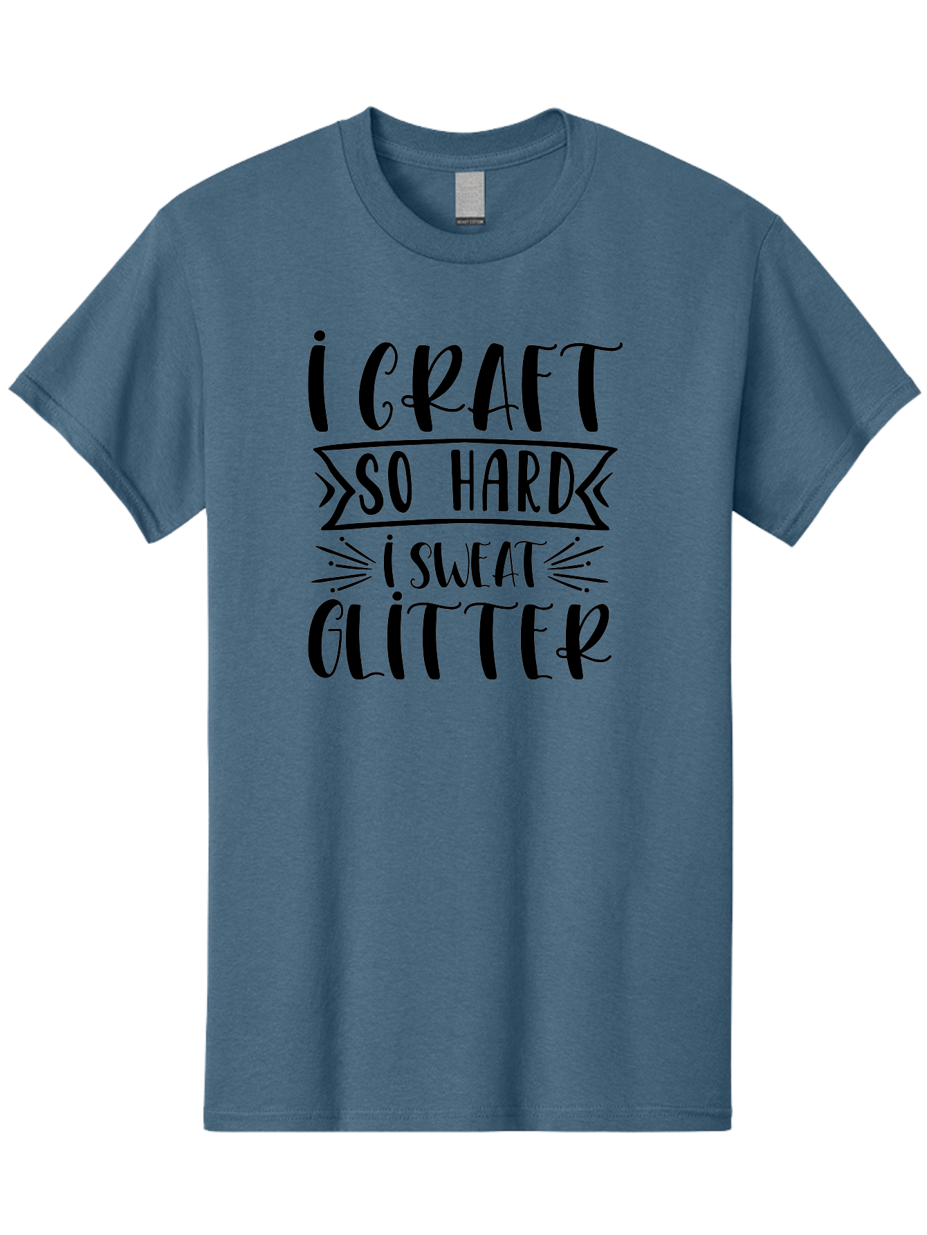 I-Craft-So-Hard Men'S Graphic Tee, 100% Cotton, Comfortable Casual Summer Wear, Machine Washable, Crafting Quote, Crafting Humor, Glitter Crafts, Handmade Crafts, Crafty Sayings, Crafting Passion, Diy Crafts, Crafting Love, Craft Inspiration Aad418 13