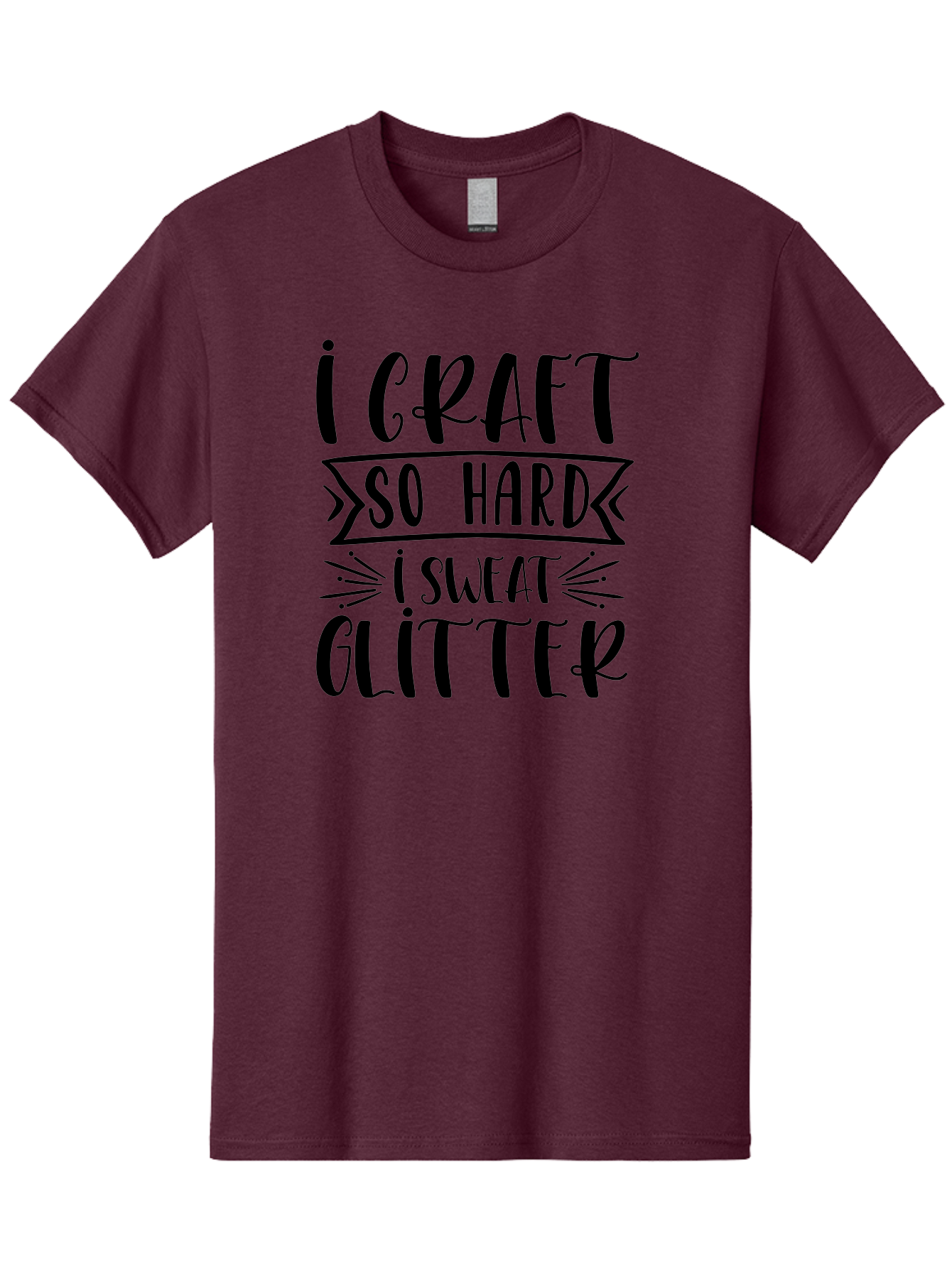 I-Craft-So-Hard Men'S Graphic Tee, 100% Cotton, Comfortable Casual Summer Wear, Machine Washable, Crafting Quote, Crafting Humor, Glitter Crafts, Handmade Crafts, Crafty Sayings, Crafting Passion, Diy Crafts, Crafting Love, Craft Inspiration Aad418 19