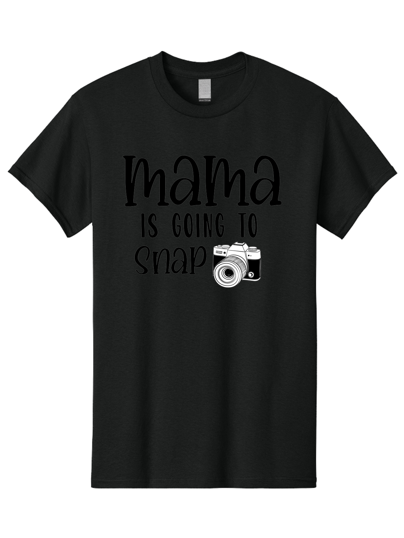 Mama-Is-Going-To-Snap Men'S Graphic Tee, 100% Cotton, Comfortable Casual Summer Wear, Machine Washable, Mama, Photography, Camera, Snap, Mom, Black Camera, Photography Humor, Motherhood, Photography Quote, Funny Mama Aad433 3