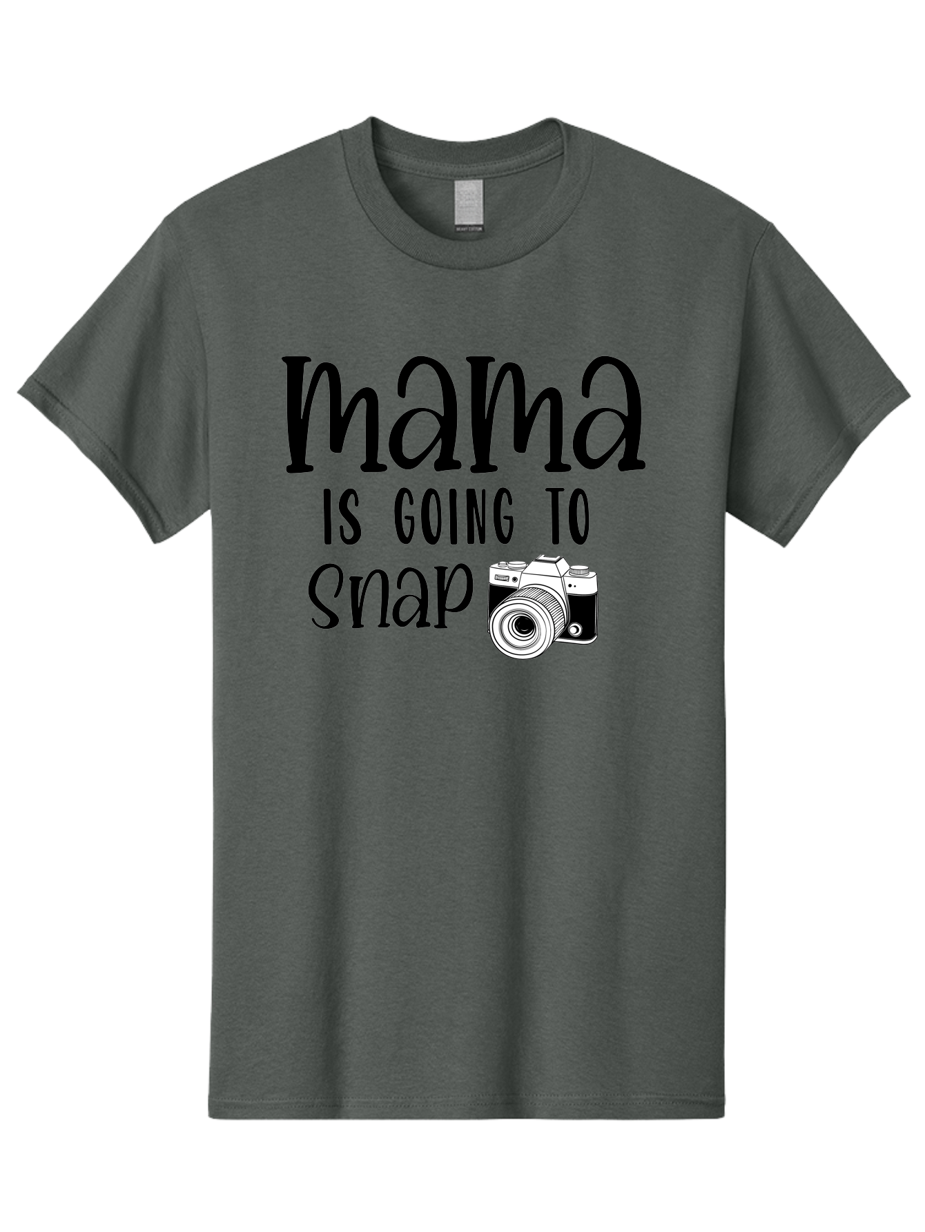 Mama-Is-Going-To-Snap Men'S Graphic Tee, 100% Cotton, Comfortable Casual Summer Wear, Machine Washable, Mama, Photography, Camera, Snap, Mom, Black Camera, Photography Humor, Motherhood, Photography Quote, Funny Mama Aad433 19