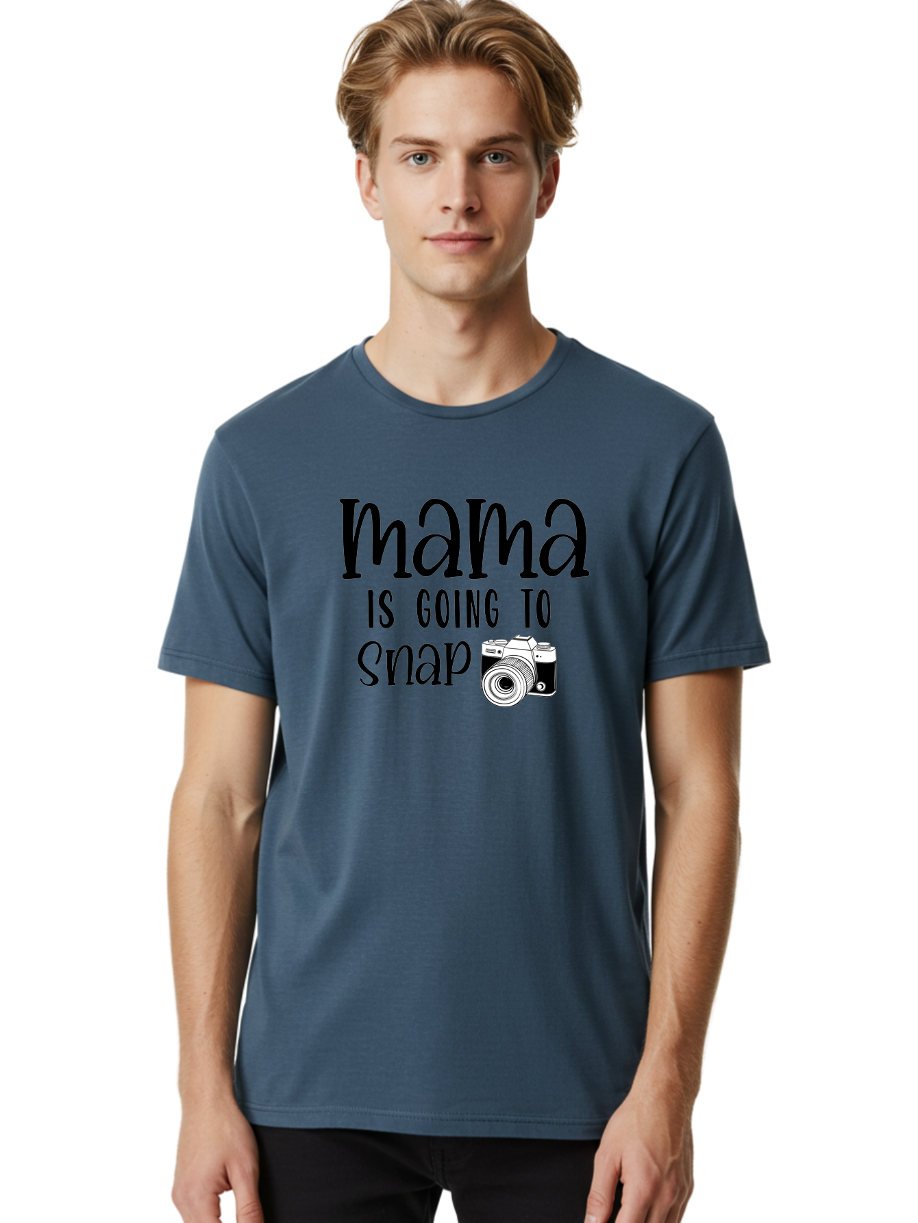 Mama-Is-Going-To-Snap Men'S Graphic Tee, 100% Cotton, Comfortable Casual Summer Wear, Machine Washable, Mama, Photography, Camera, Snap, Mom, Black Camera, Photography Humor, Motherhood, Photography Quote, Funny Mama Aad433 30