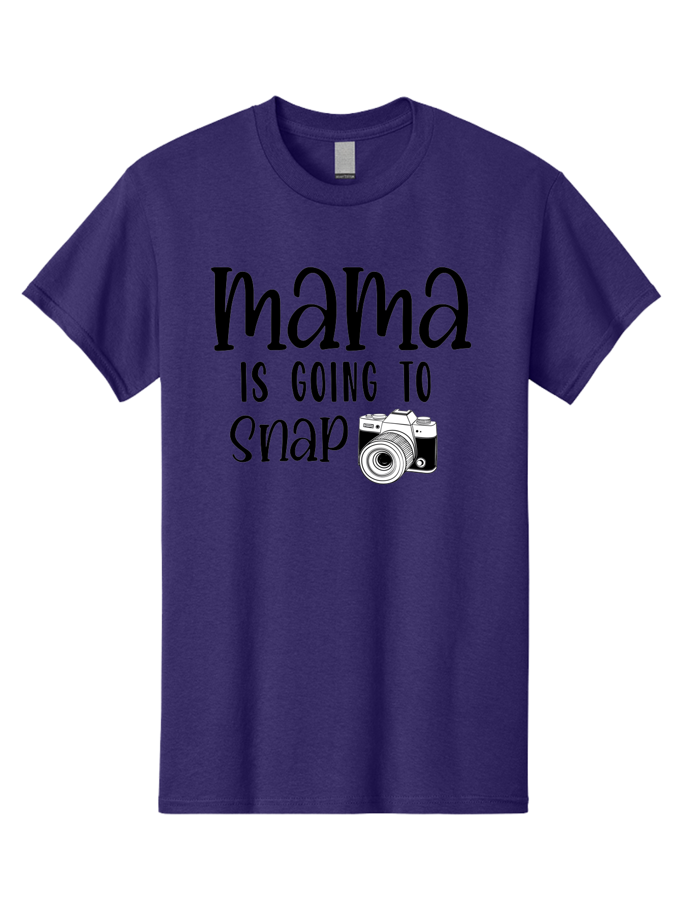 Mama-Is-Going-To-Snap Men'S Graphic Tee, 100% Cotton, Comfortable Casual Summer Wear, Machine Washable, Mama, Photography, Camera, Snap, Mom, Black Camera, Photography Humor, Motherhood, Photography Quote, Funny Mama Aad433 5