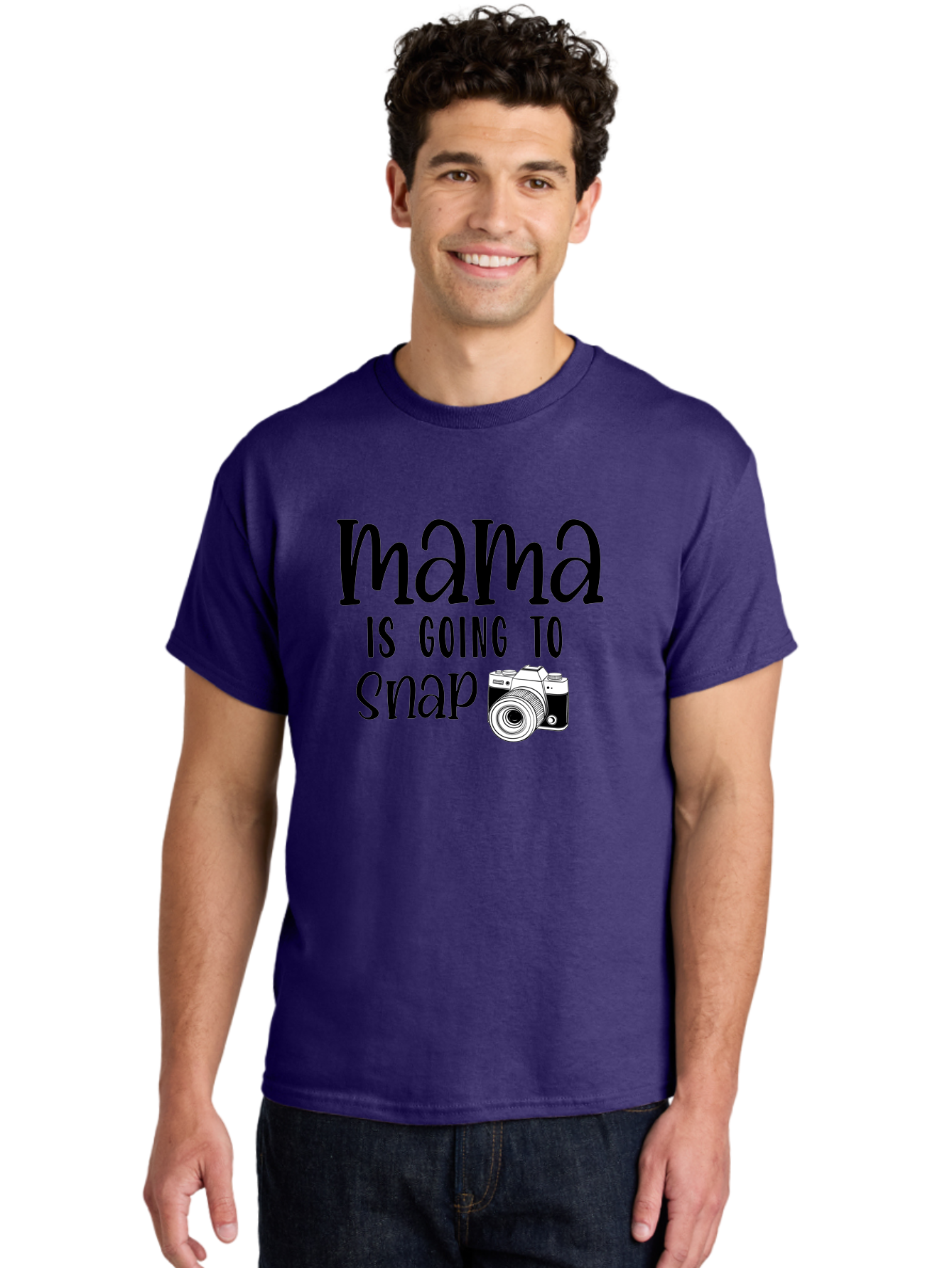 Mama-Is-Going-To-Snap Men'S Graphic Tee, 100% Cotton, Comfortable Casual Summer Wear, Machine Washable, Mama, Photography, Camera, Snap, Mom, Black Camera, Photography Humor, Motherhood, Photography Quote, Funny Mama Aad433 6