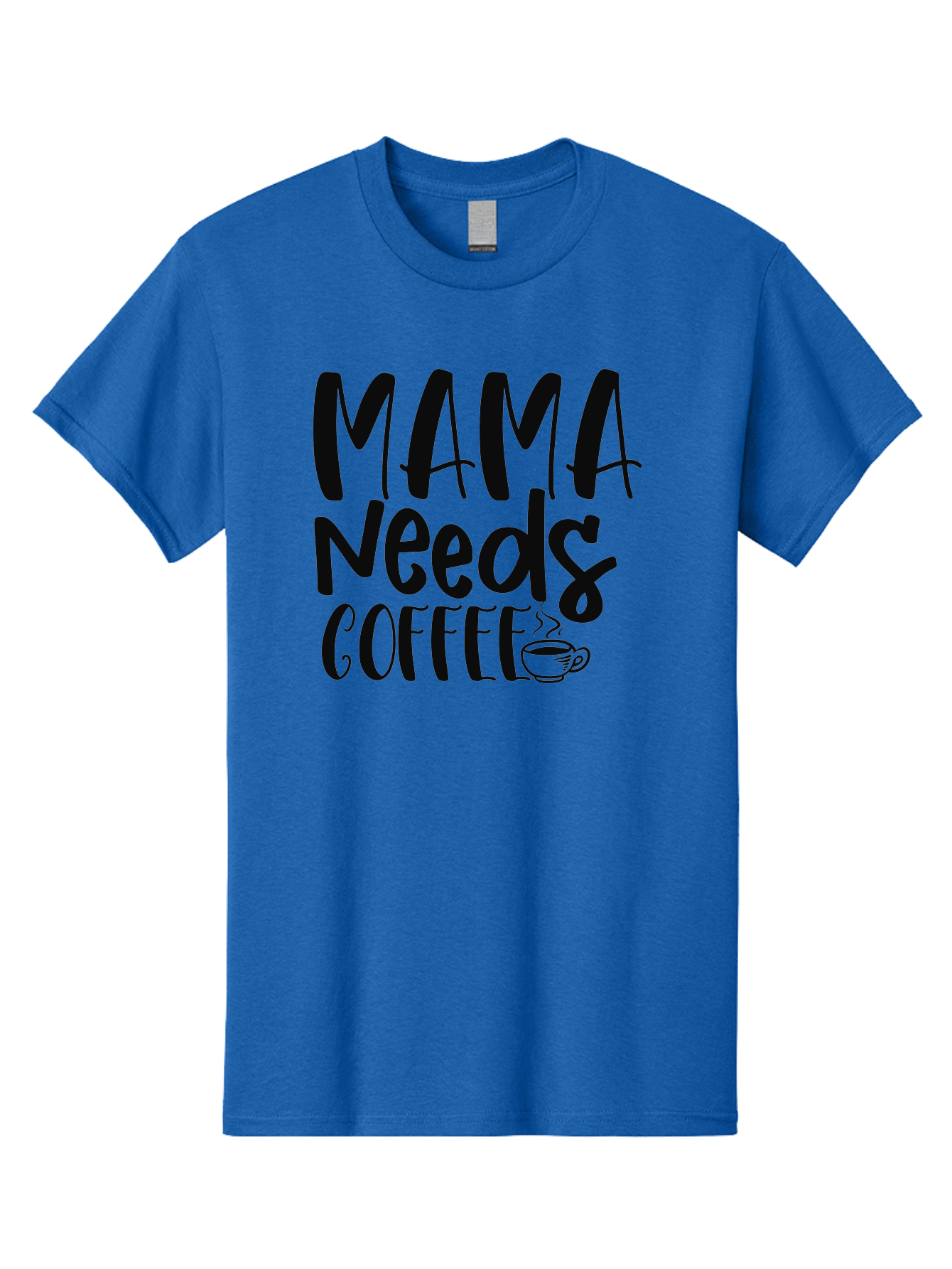 Mama-Needs-Coffee Men'S Graphic Tee, 100% Cotton, Comfortable Casual Summer Wear, Machine Washable, Funny Mom Quote, Coffee Humor, Motherhood, Caffeine Fix, Mom Life, Humorous Saying, Coffee Lover, Mama Needs Coffee Aad434 15