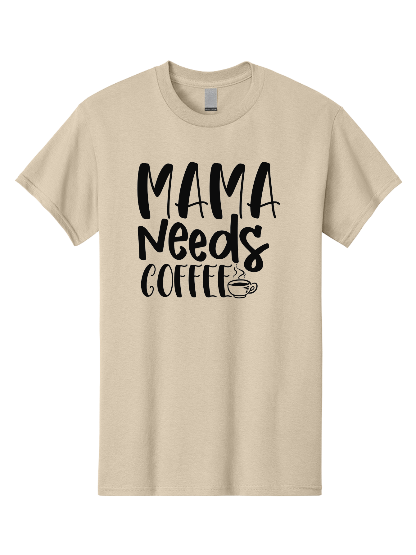 Mama-Needs-Coffee Men'S Graphic Tee, 100% Cotton, Comfortable Casual Summer Wear, Machine Washable, Funny Mom Quote, Coffee Humor, Motherhood, Caffeine Fix, Mom Life, Humorous Saying, Coffee Lover, Mama Needs Coffee Aad434 19