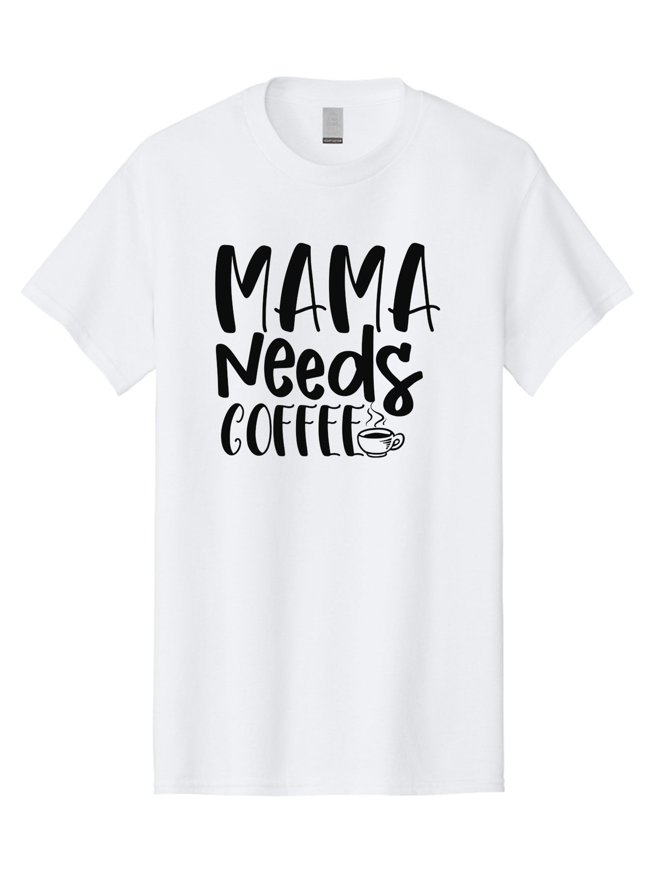 Mama-Needs-Coffee Men'S Graphic Tee, 100% Cotton, Comfortable Casual Summer Wear, Machine Washable, Funny Mom Quote, Coffee Humor, Motherhood, Caffeine Fix, Mom Life, Humorous Saying, Coffee Lover, Mama Needs Coffee Aad434 11