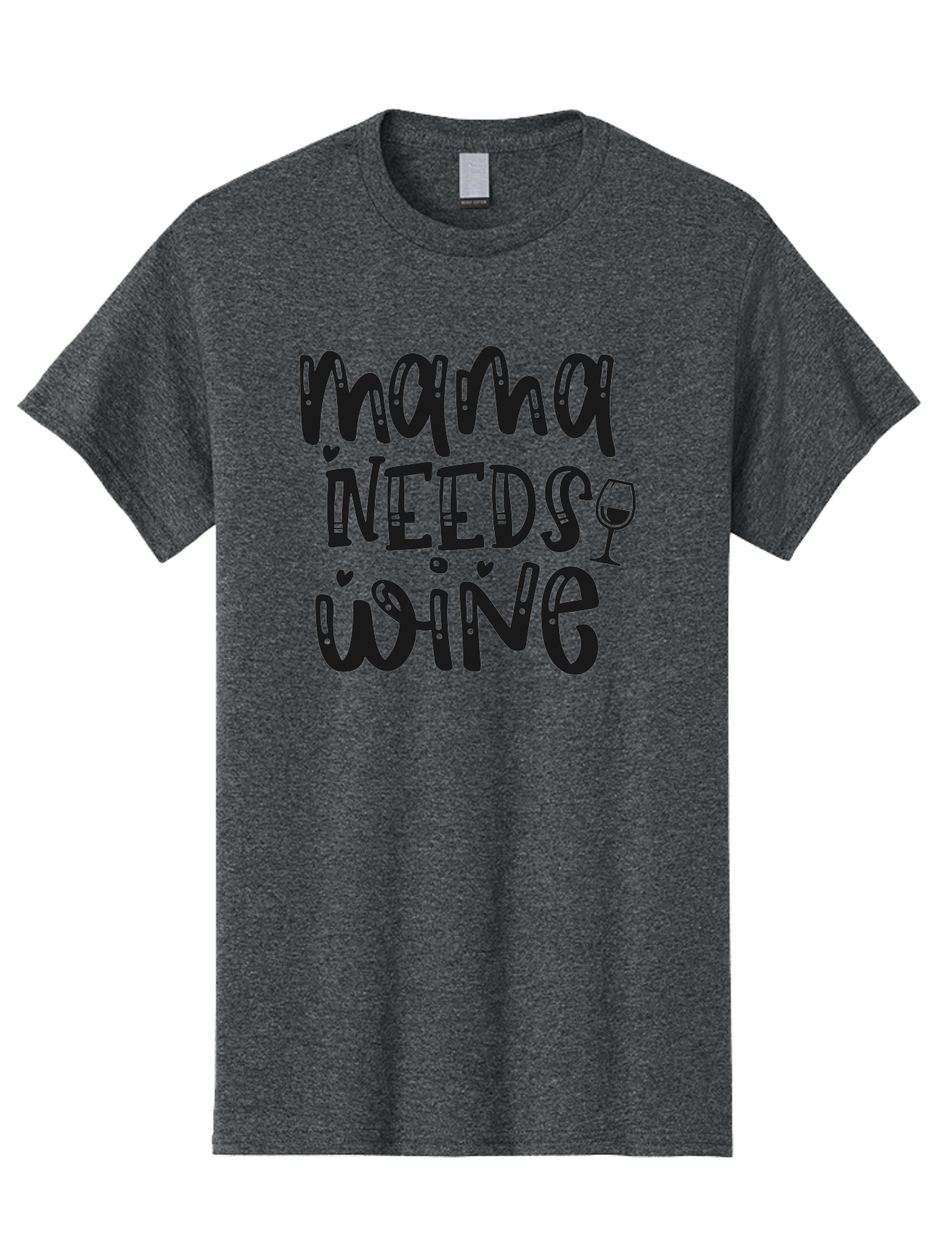 Mama-Needs-Wine Men'S Graphic Tee, 100% Cotton, Comfortable Casual Summer Wear, Machine Washable, Funny Quote, Wine Humor, Mama Needs Wine, Mom Life, Wine Lover, Humorous Saying, Witty Phrase, Mother'S Day Gift Aad435 25