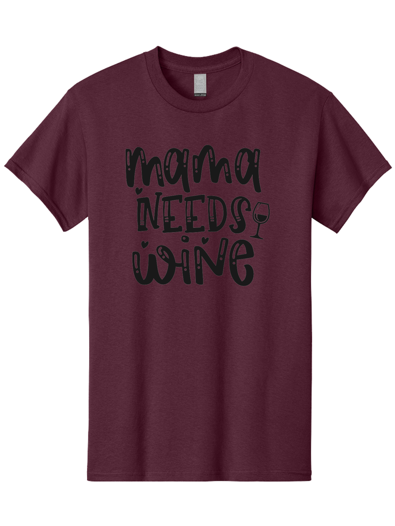 Mama-Needs-Wine Men'S Graphic Tee, 100% Cotton, Comfortable Casual Summer Wear, Machine Washable, Funny Quote, Wine Humor, Mama Needs Wine, Mom Life, Wine Lover, Humorous Saying, Witty Phrase, Mother'S Day Gift Aad435 19