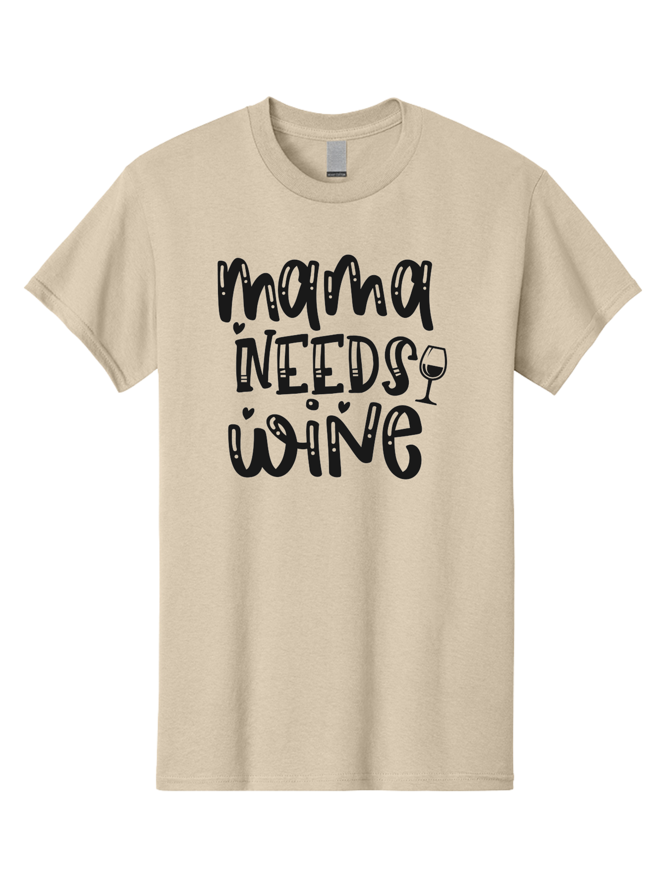 Mama-Needs-Wine Men'S Graphic Tee, 100% Cotton, Comfortable Casual Summer Wear, Machine Washable, Funny Quote, Wine Humor, Mama Needs Wine, Mom Life, Wine Lover, Humorous Saying, Witty Phrase, Mother'S Day Gift Aad435 3