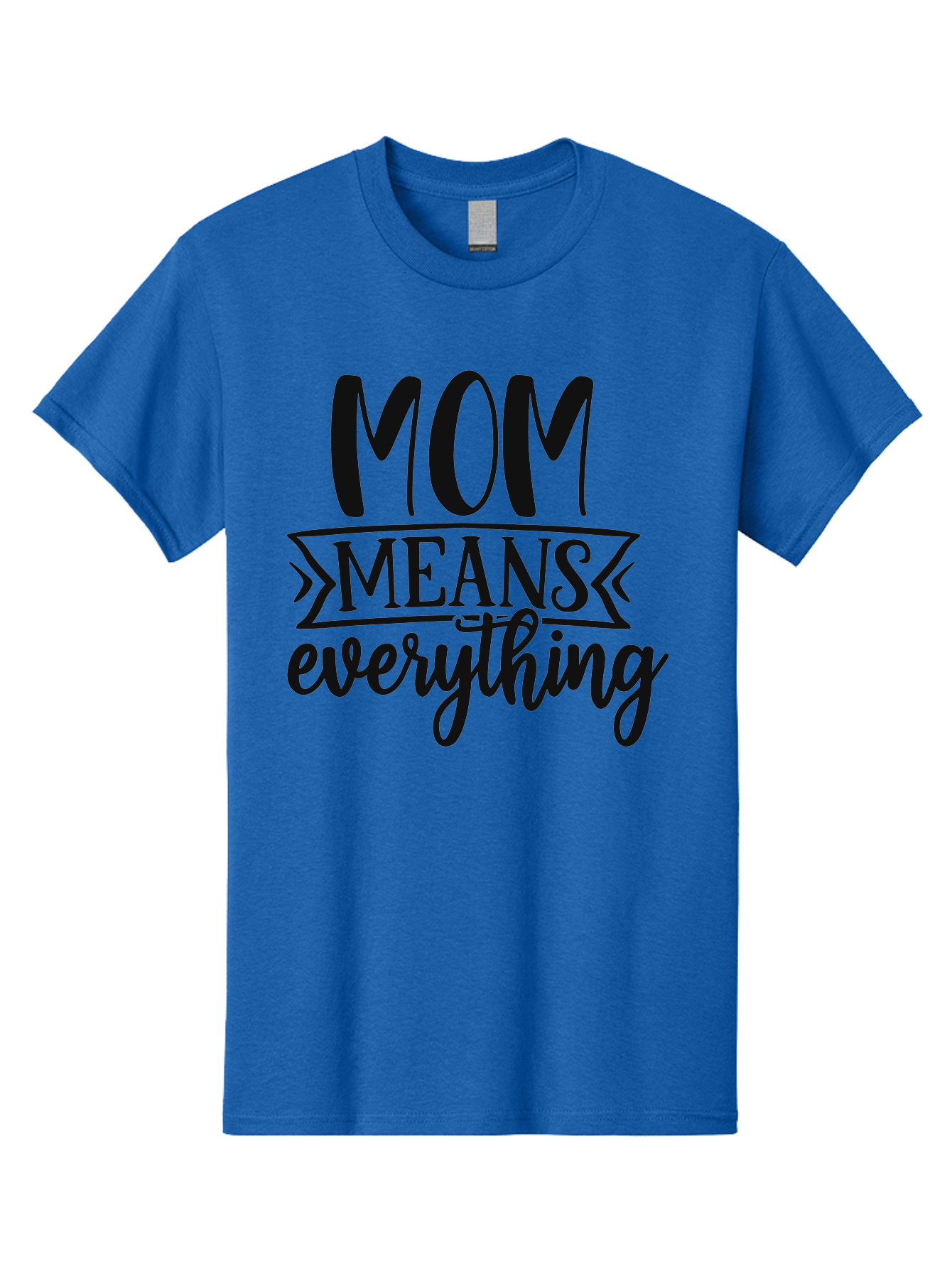 Mom-Means-Everything Men'S Graphic Tee, 100% Cotton, Comfortable Casual Summer Wear, Machine Washable, Mother'S Day Quote, Mom Means Everything, Mother'S Love, Mom Appreciation, Inspirational Quote, Family Values, Love And Care Aad442 29