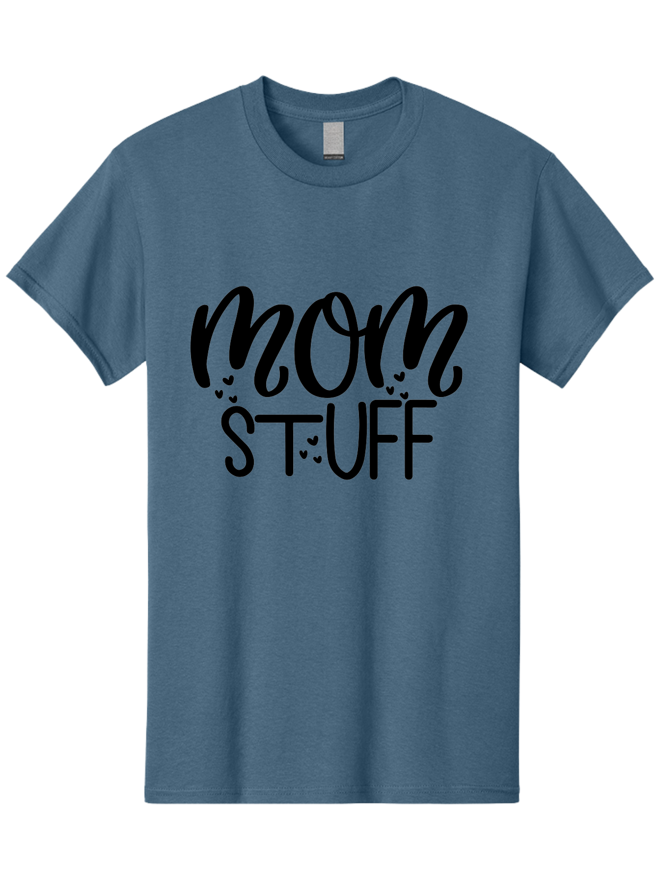 Mom-Stuff Men'S Graphic Tee, 100% Cotton, Comfortable Casual Summer Wear, Machine Washable, Mom Stuff, Motherhood, Mom Life, Heartwarming Design, Typography, Inspirational Quote, Motherly Love, Cute Graphics Aad443 23