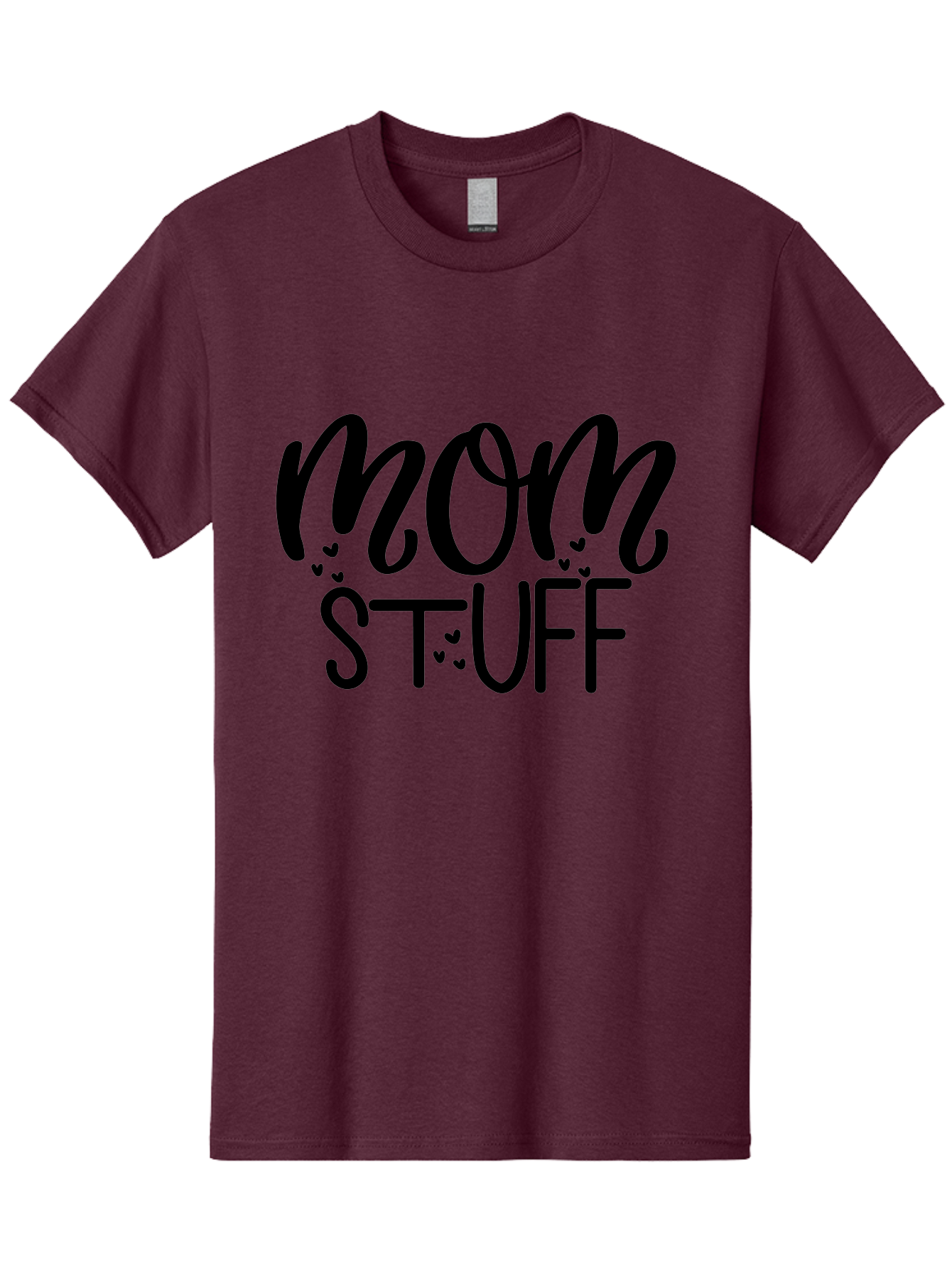 Mom-Stuff Men'S Graphic Tee, 100% Cotton, Comfortable Casual Summer Wear, Machine Washable, Mom Stuff, Motherhood, Mom Life, Heartwarming Design, Typography, Inspirational Quote, Motherly Love, Cute Graphics Aad443 9