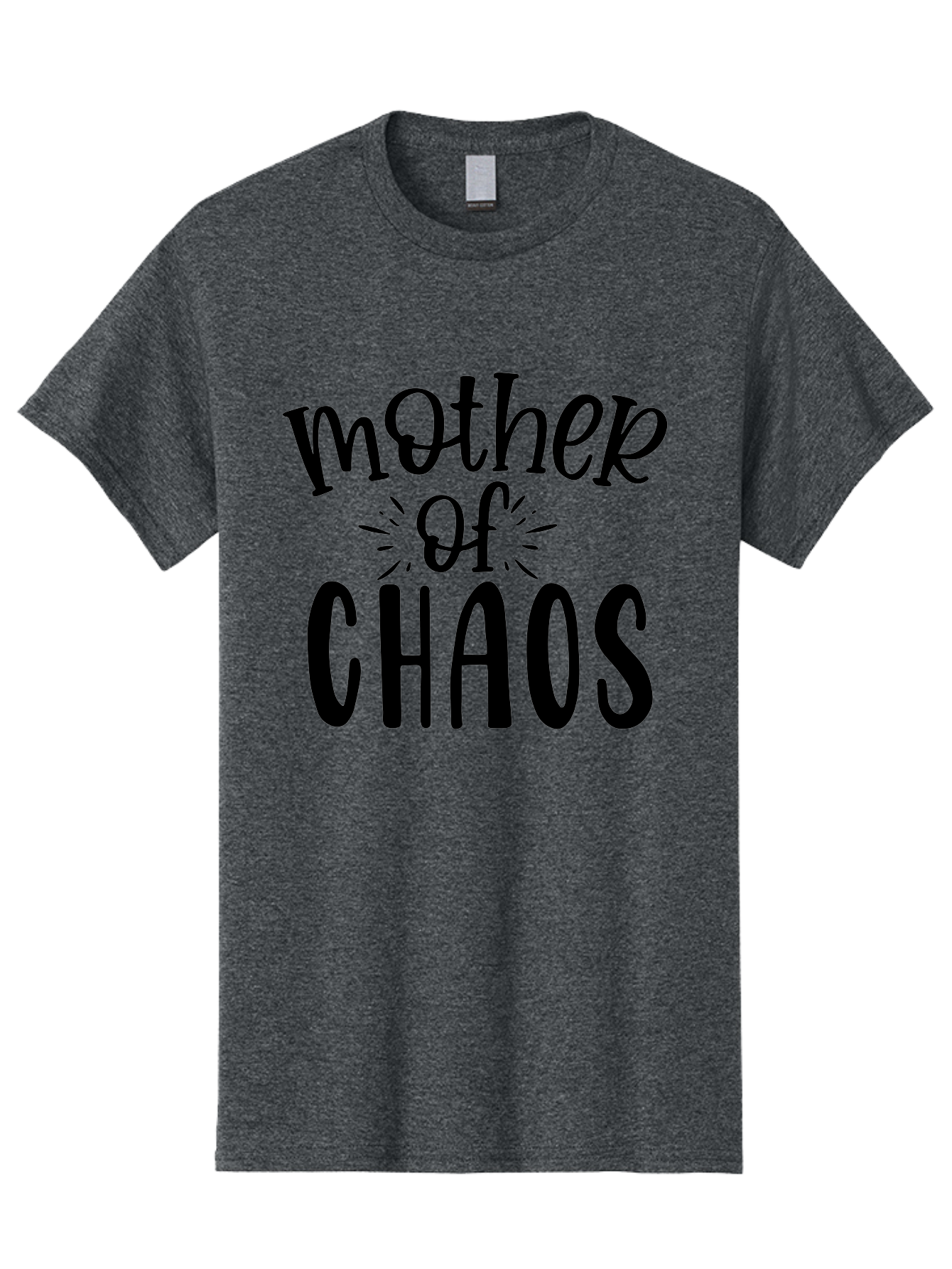 Mother-Of-Chaos Men'S Graphic Tee, 100% Cotton, Comfortable Casual Summer Wear, Machine Washable, Funny Mom Quote, Motherhood Humor, Chaotic Parenting, Mom Life, Humorous Saying, Quirky Mom, Chaos Coordinator, Parenting Jokes Aad447 7