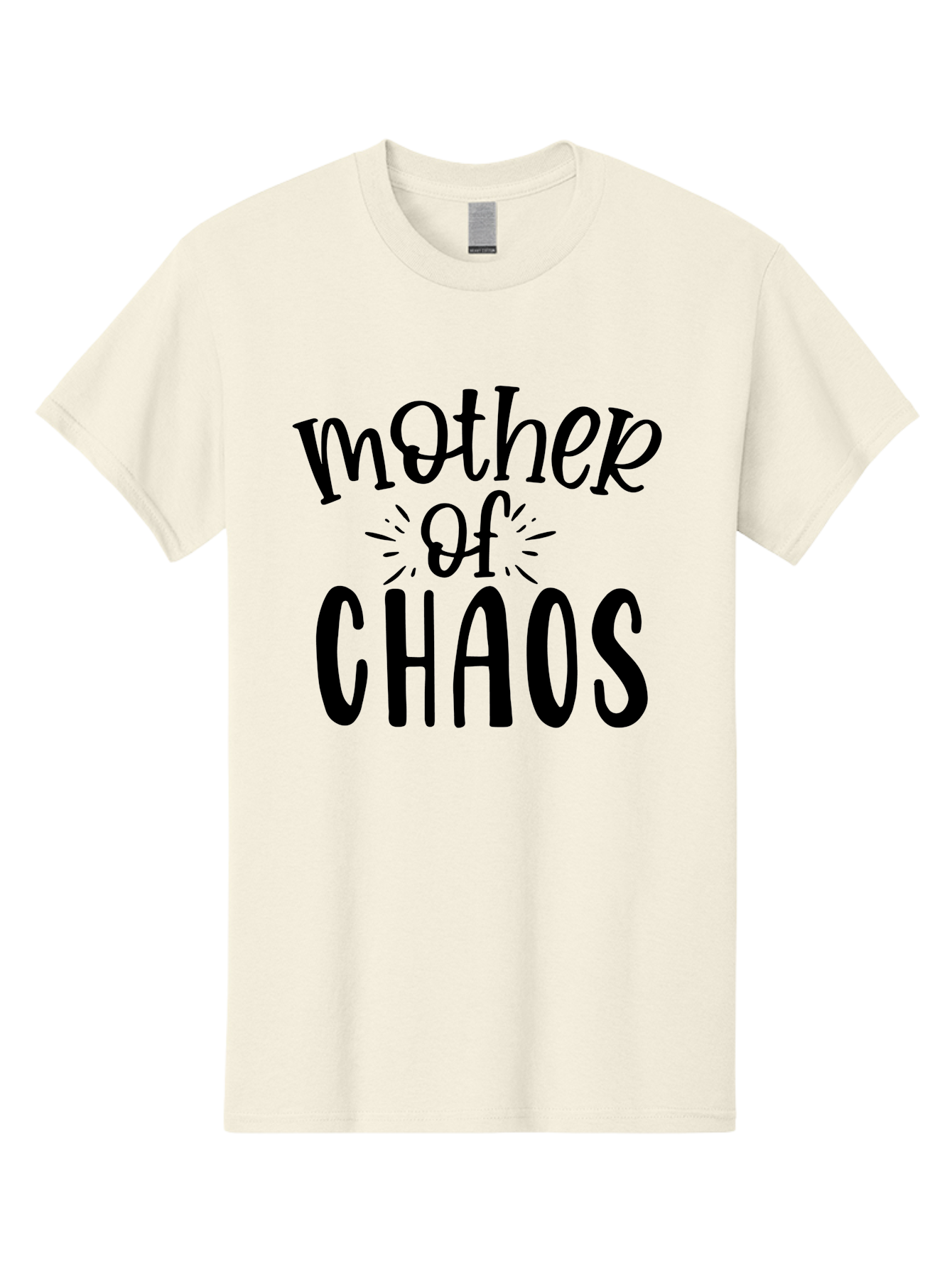 Mother-Of-Chaos Men'S Graphic Tee, 100% Cotton, Comfortable Casual Summer Wear, Machine Washable, Funny Mom Quote, Motherhood Humor, Chaotic Parenting, Mom Life, Humorous Saying, Quirky Mom, Chaos Coordinator, Parenting Jokes Aad447 27