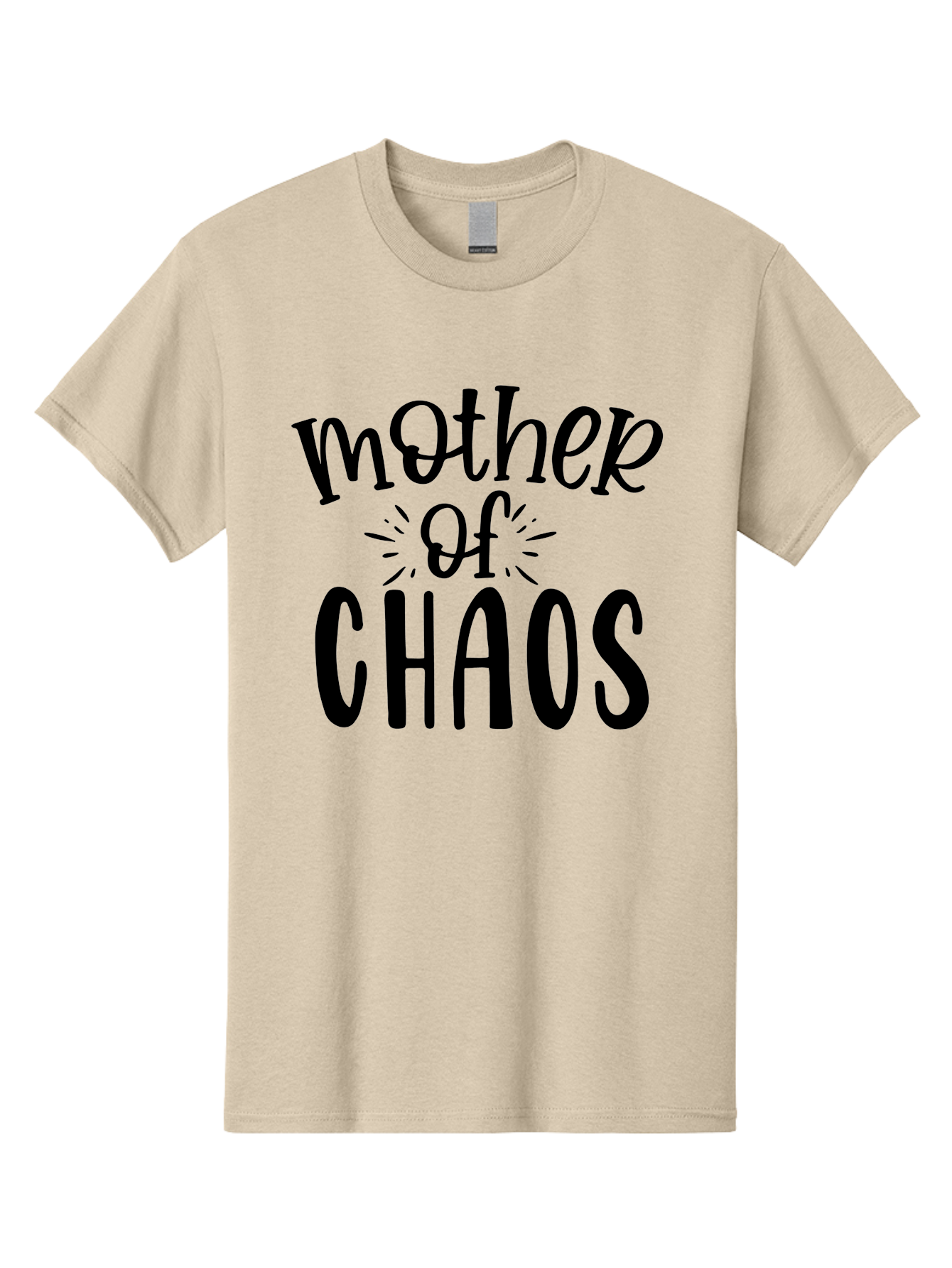 Mother-Of-Chaos Men'S Graphic Tee, 100% Cotton, Comfortable Casual Summer Wear, Machine Washable, Funny Mom Quote, Motherhood Humor, Chaotic Parenting, Mom Life, Humorous Saying, Quirky Mom, Chaos Coordinator, Parenting Jokes Aad447 29