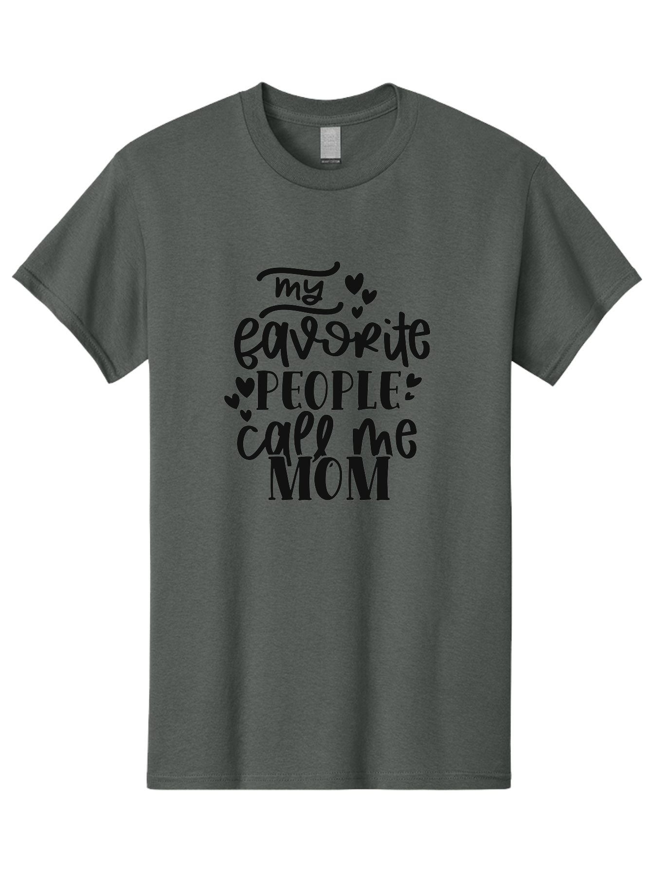 My-Favorite-People-Call-Me-Mom Men'S Graphic Tee, 100% Cotton, Comfortable Casual Summer Wear, Machine Washable, Mother'S Day Quote, Mom Love, Favorite People, Heartwarming Message, Family Love, Mom Appreciation, Inspirational Quote Aad450 27
