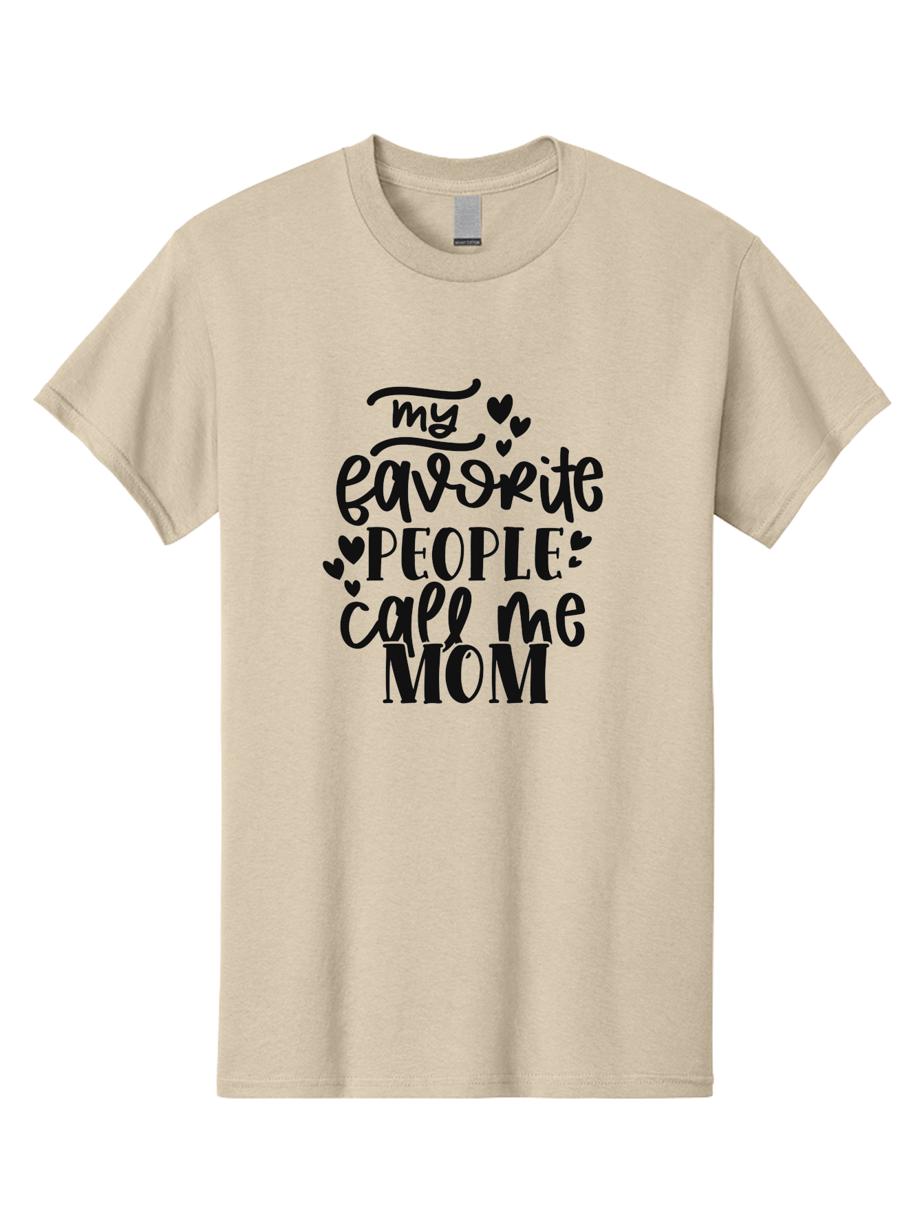 My-Favorite-People-Call-Me-Mom Men'S Graphic Tee, 100% Cotton, Comfortable Casual Summer Wear, Machine Washable, Mother'S Day Quote, Mom Love, Favorite People, Heartwarming Message, Family Love, Mom Appreciation, Inspirational Quote Aad450 19