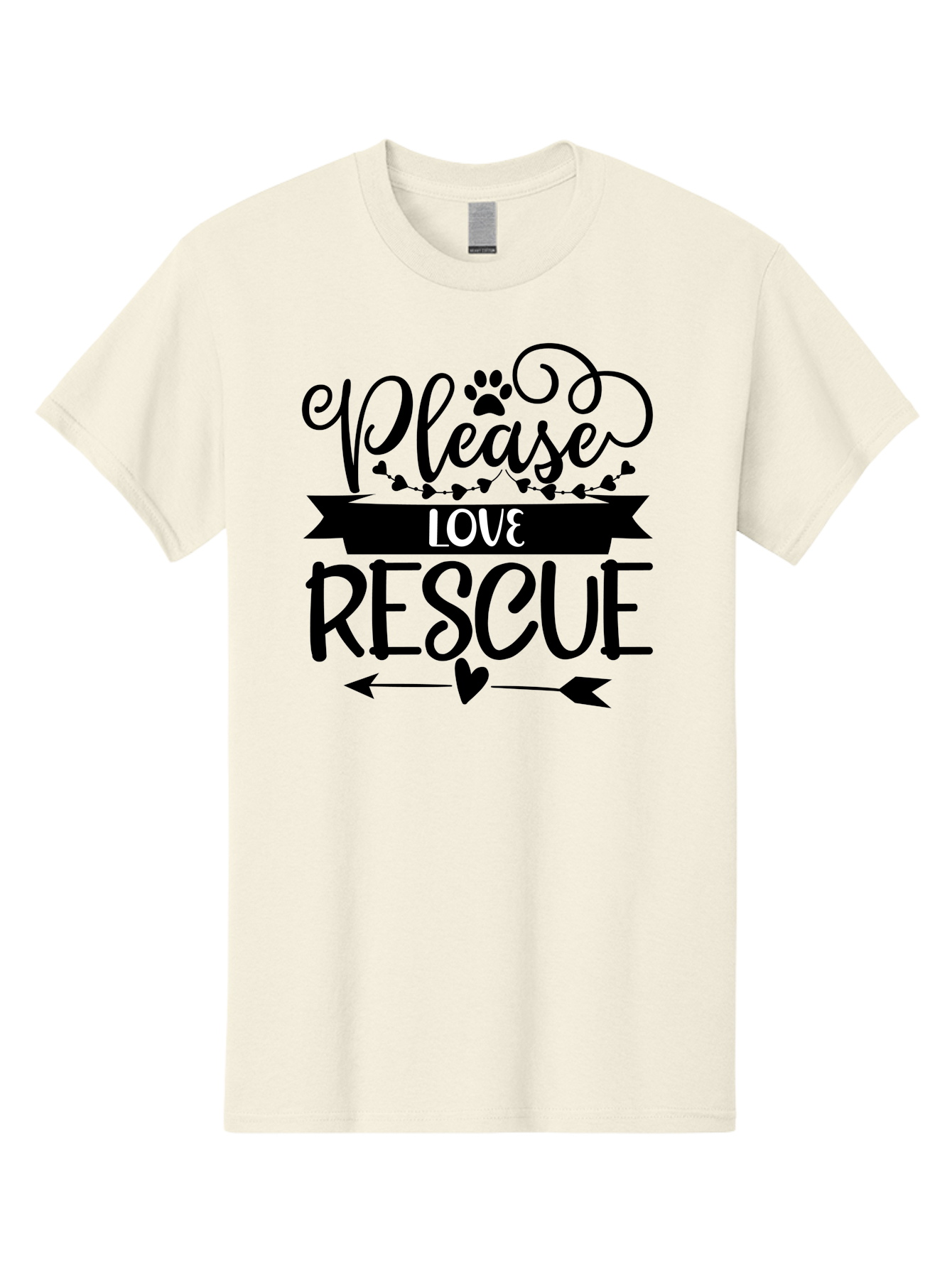Please-Love-Rescue Men'S Graphic Tee, 100% Cotton, Comfortable Casual Summer Wear, Machine Washable, Animal Rescue, Pet Adoption, Love Animals, Adopt Don'T Shop, Animal Welfare, Charity Support, Kindness To Animals, Rescue Mission Aad464 13