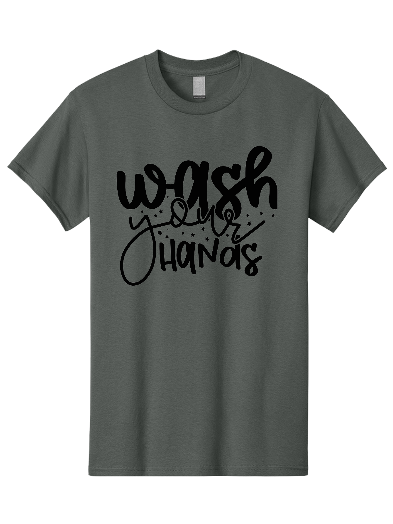 Wash-Your-Hands-1 Men'S Graphic Tee, 100% Cotton, Comfortable Casual Summer Wear, Machine Washable, Handwashing Reminder, Hygiene Tips, Health Awareness, Clean Hands, Wellness Promotion, Safety Signs, Prevent Germs Aad497 11