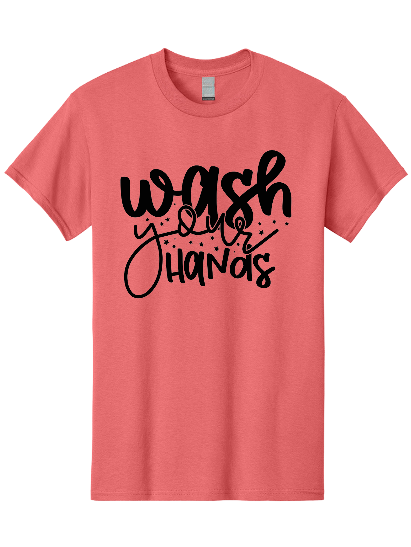 Wash-Your-Hands-1 Men'S Graphic Tee, 100% Cotton, Comfortable Casual Summer Wear, Machine Washable, Handwashing Reminder, Hygiene Tips, Health Awareness, Clean Hands, Wellness Promotion, Safety Signs, Prevent Germs Aad497 23