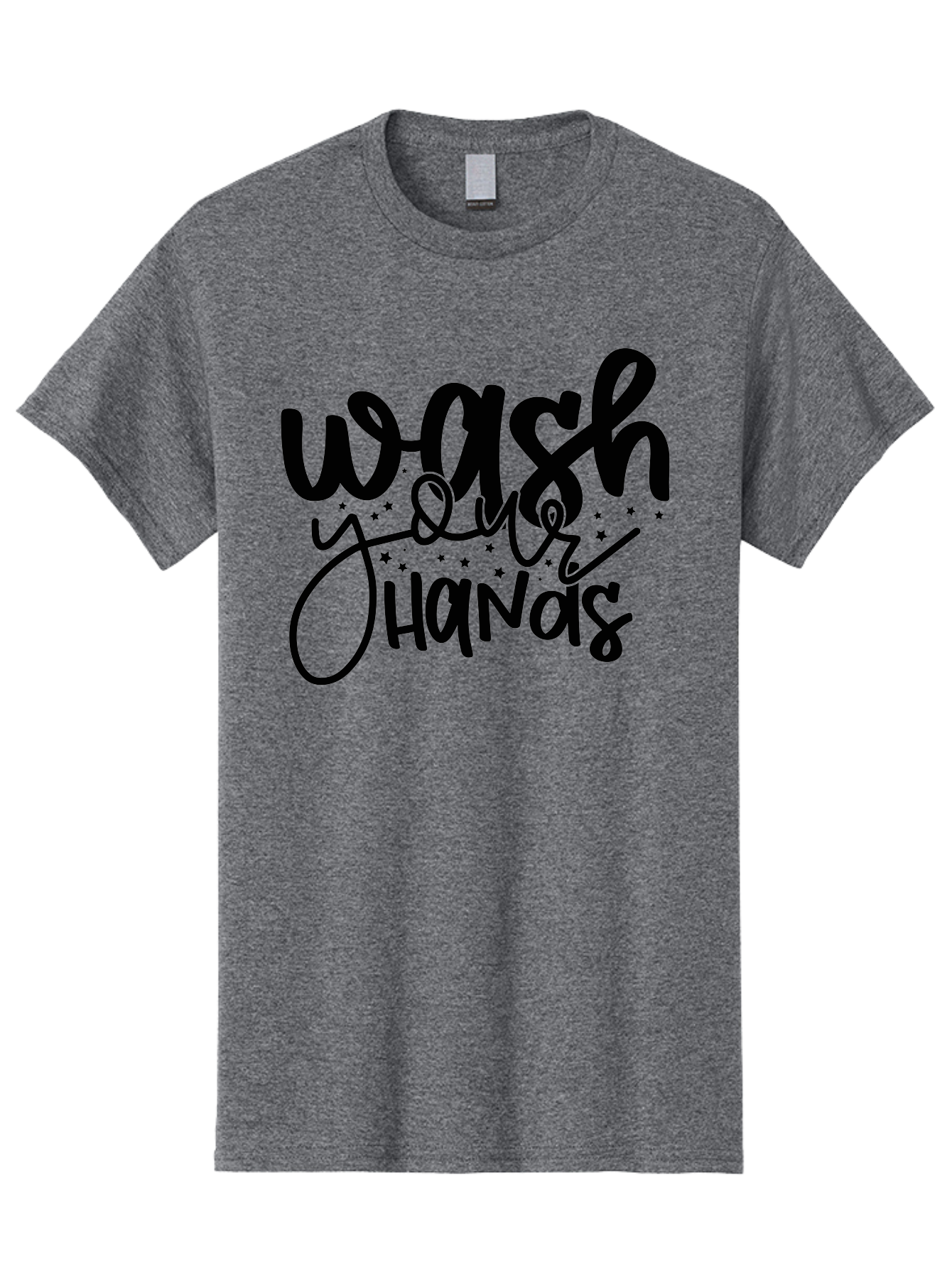Wash-Your-Hands-1 Men'S Graphic Tee, 100% Cotton, Comfortable Casual Summer Wear, Machine Washable, Handwashing Reminder, Hygiene Tips, Health Awareness, Clean Hands, Wellness Promotion, Safety Signs, Prevent Germs Aad497 21