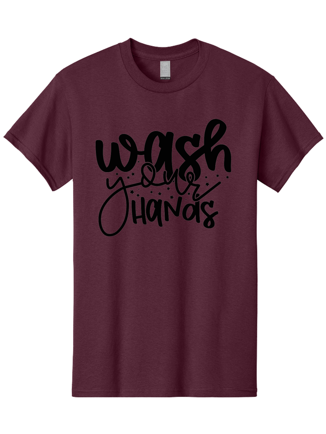 Wash-Your-Hands-1 Men'S Graphic Tee, 100% Cotton, Comfortable Casual Summer Wear, Machine Washable, Handwashing Reminder, Hygiene Tips, Health Awareness, Clean Hands, Wellness Promotion, Safety Signs, Prevent Germs Aad497 29