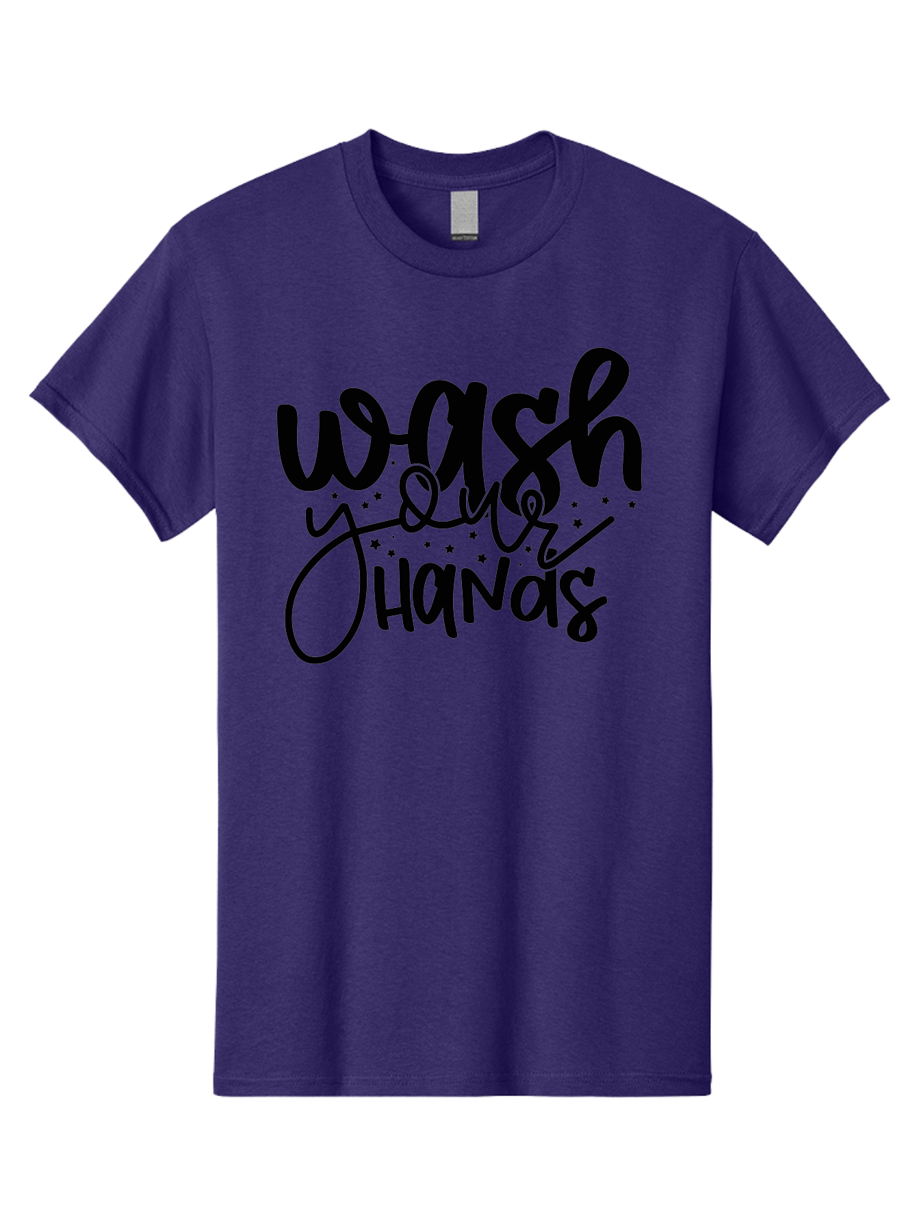 Wash-Your-Hands-1 Men'S Graphic Tee, 100% Cotton, Comfortable Casual Summer Wear, Machine Washable, Handwashing Reminder, Hygiene Tips, Health Awareness, Clean Hands, Wellness Promotion, Safety Signs, Prevent Germs Aad497 9