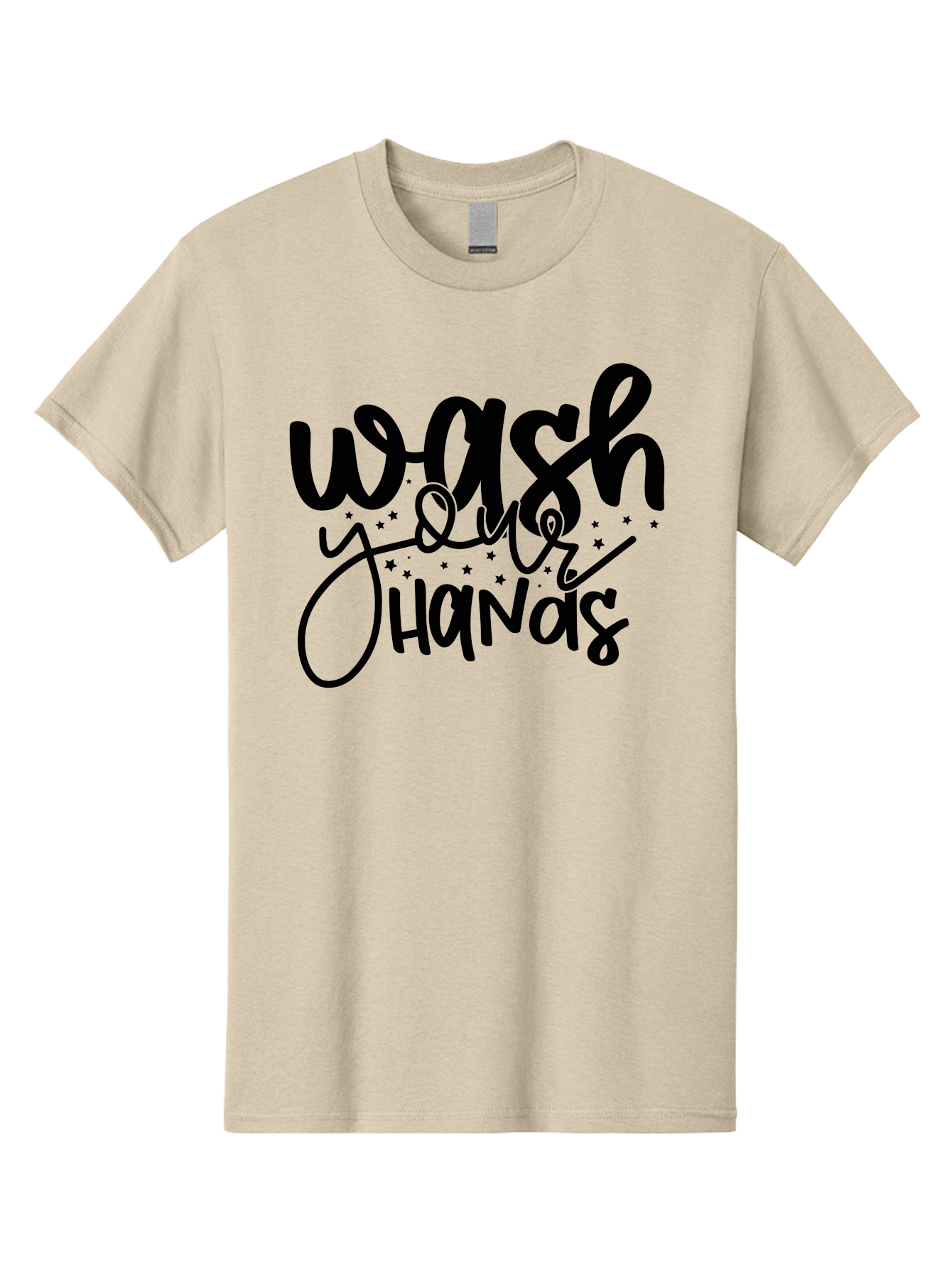 Wash-Your-Hands-1 Men'S Graphic Tee, 100% Cotton, Comfortable Casual Summer Wear, Machine Washable, Handwashing Reminder, Hygiene Tips, Health Awareness, Clean Hands, Wellness Promotion, Safety Signs, Prevent Germs Aad497 15